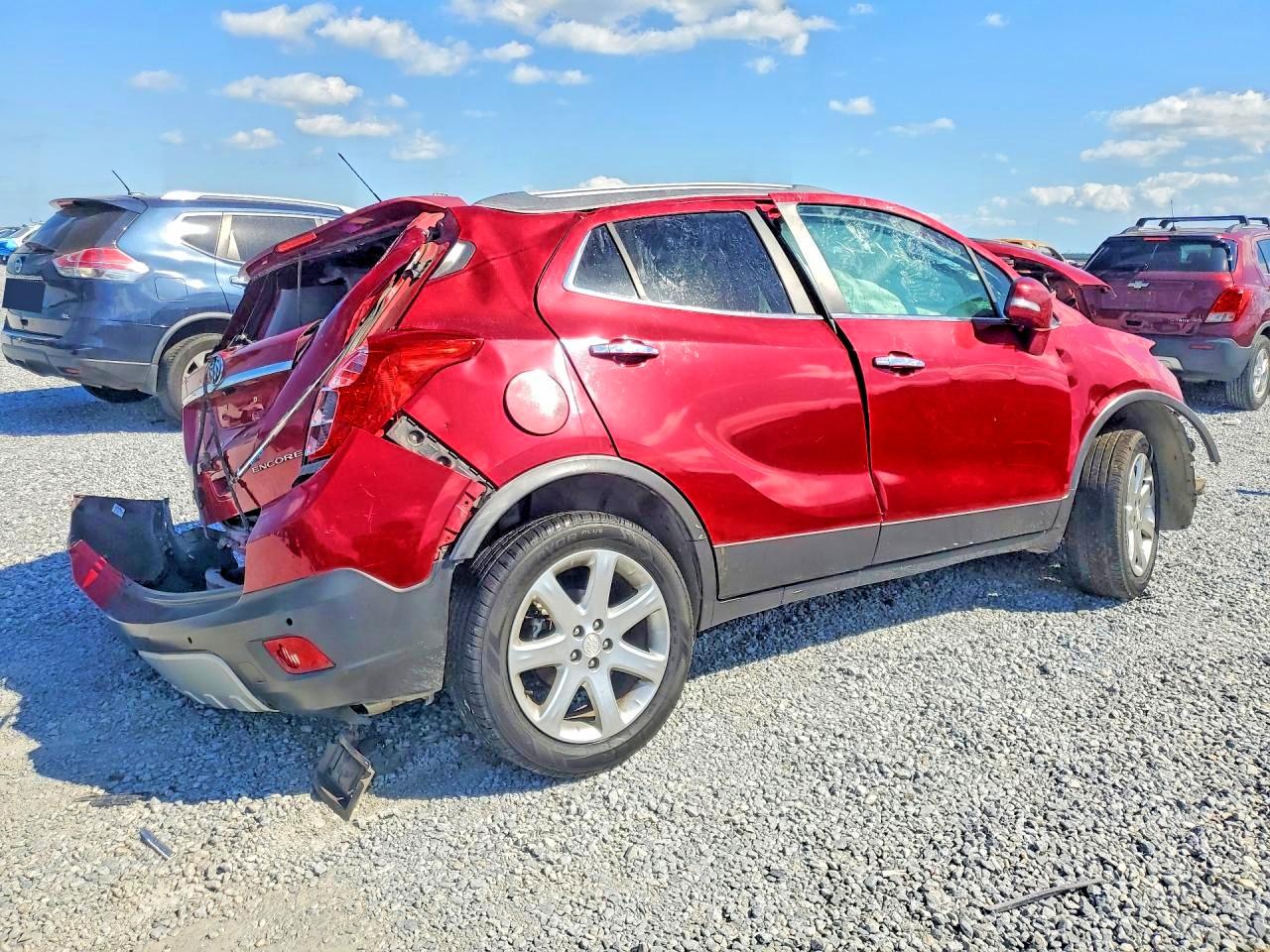 2015 Buick Encore Premium Burgundy vin: KL4CJDSB7FB188152