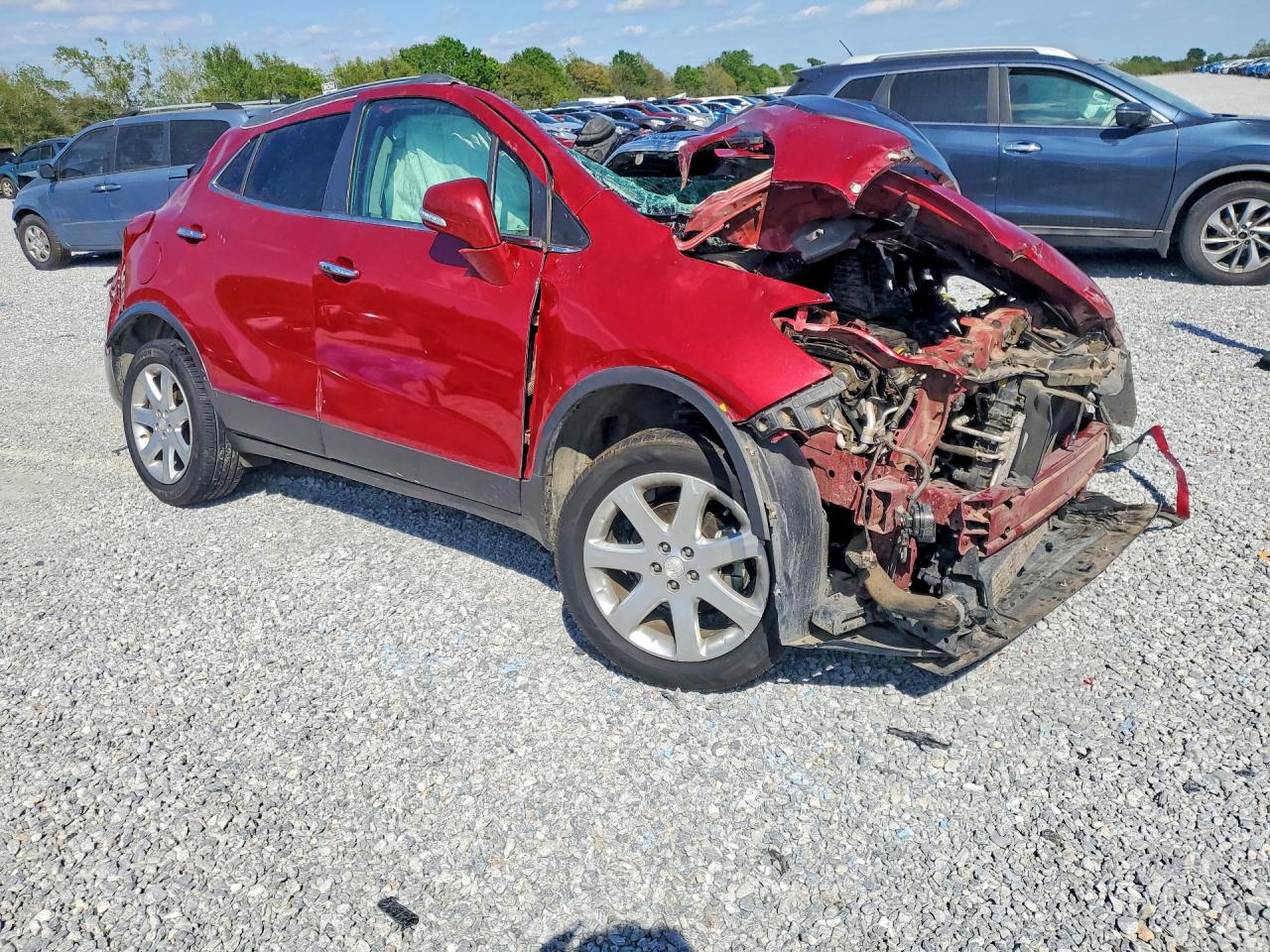 2015 Buick Encore Premium Burgundy vin: KL4CJDSB7FB188152