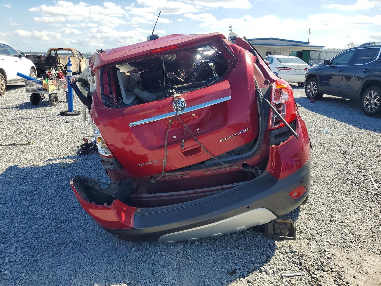 2015 Buick Encore Premium Burgundy vin: KL4CJDSB7FB188152