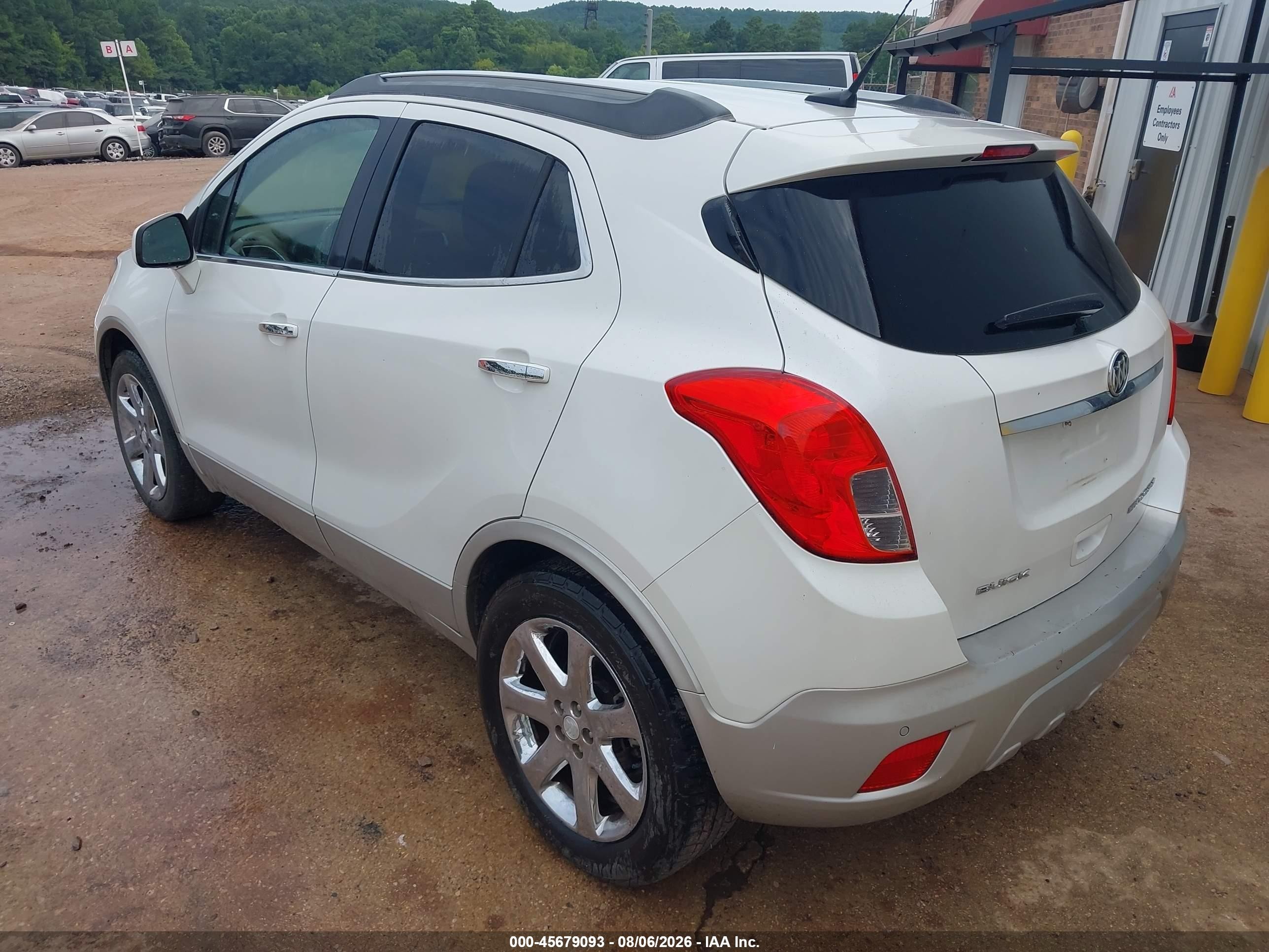 2013 Buick Encore Premium Белый vin: KL4CJDSB8DB195477