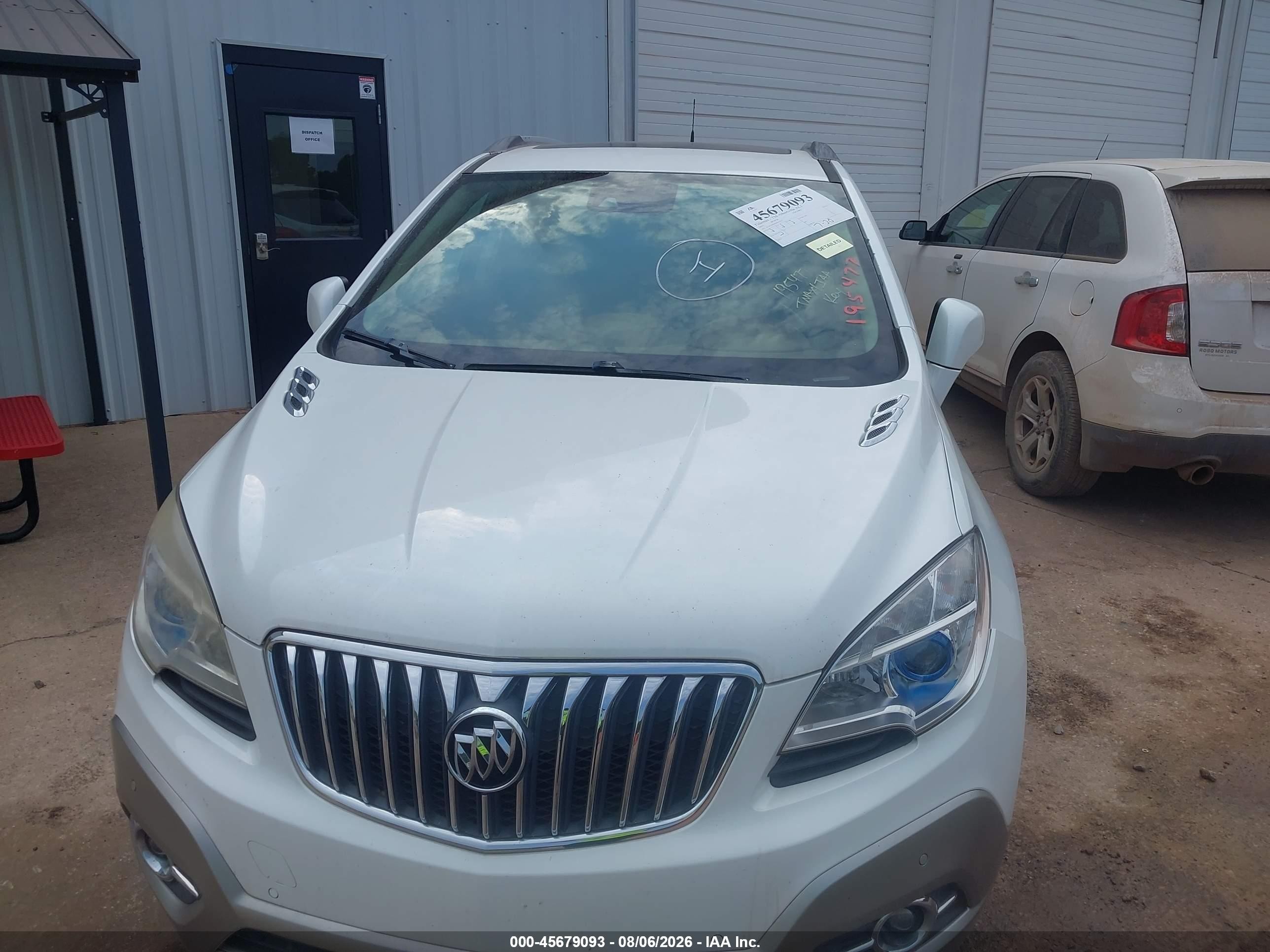 2013 Buick Encore Premium Белый vin: KL4CJDSB8DB195477