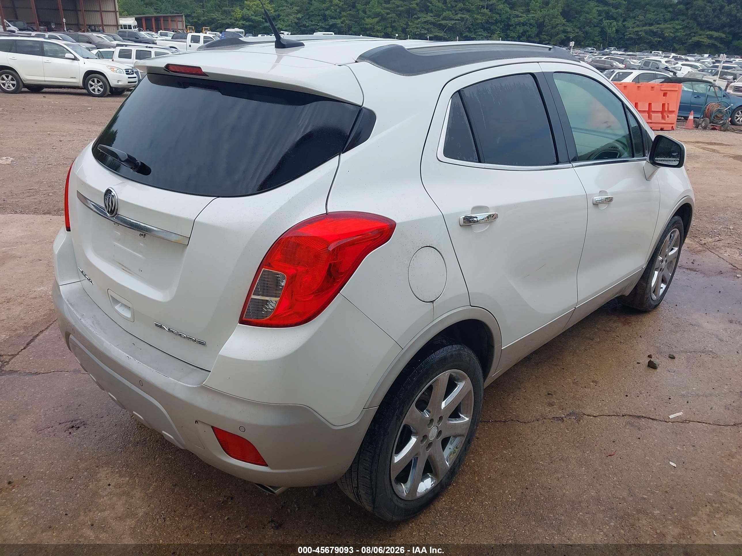 2013 Buick Encore Premium Белый vin: KL4CJDSB8DB195477