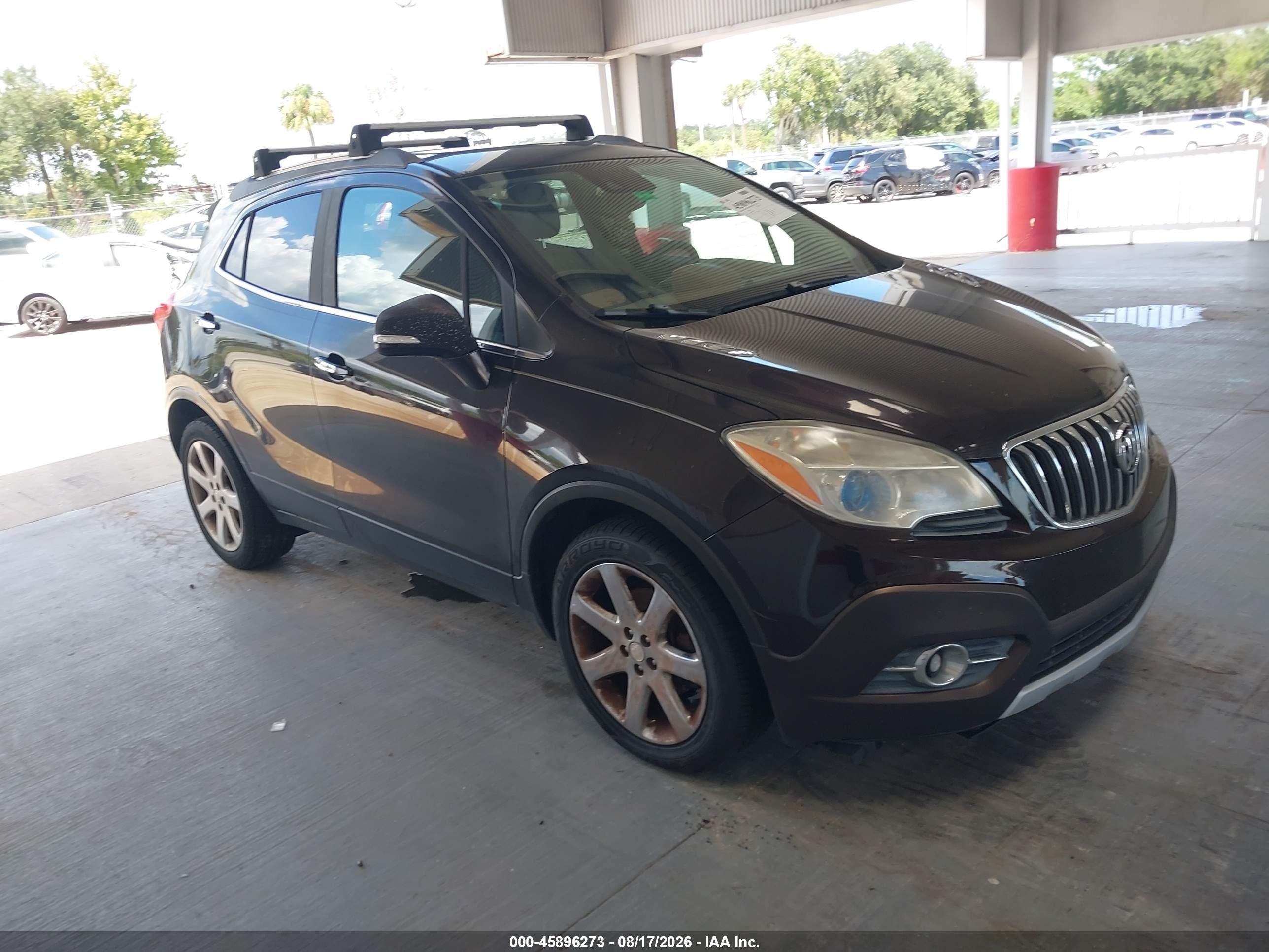 2014 Buick Encore Premium Brown vin: KL4CJDSB8EB658025