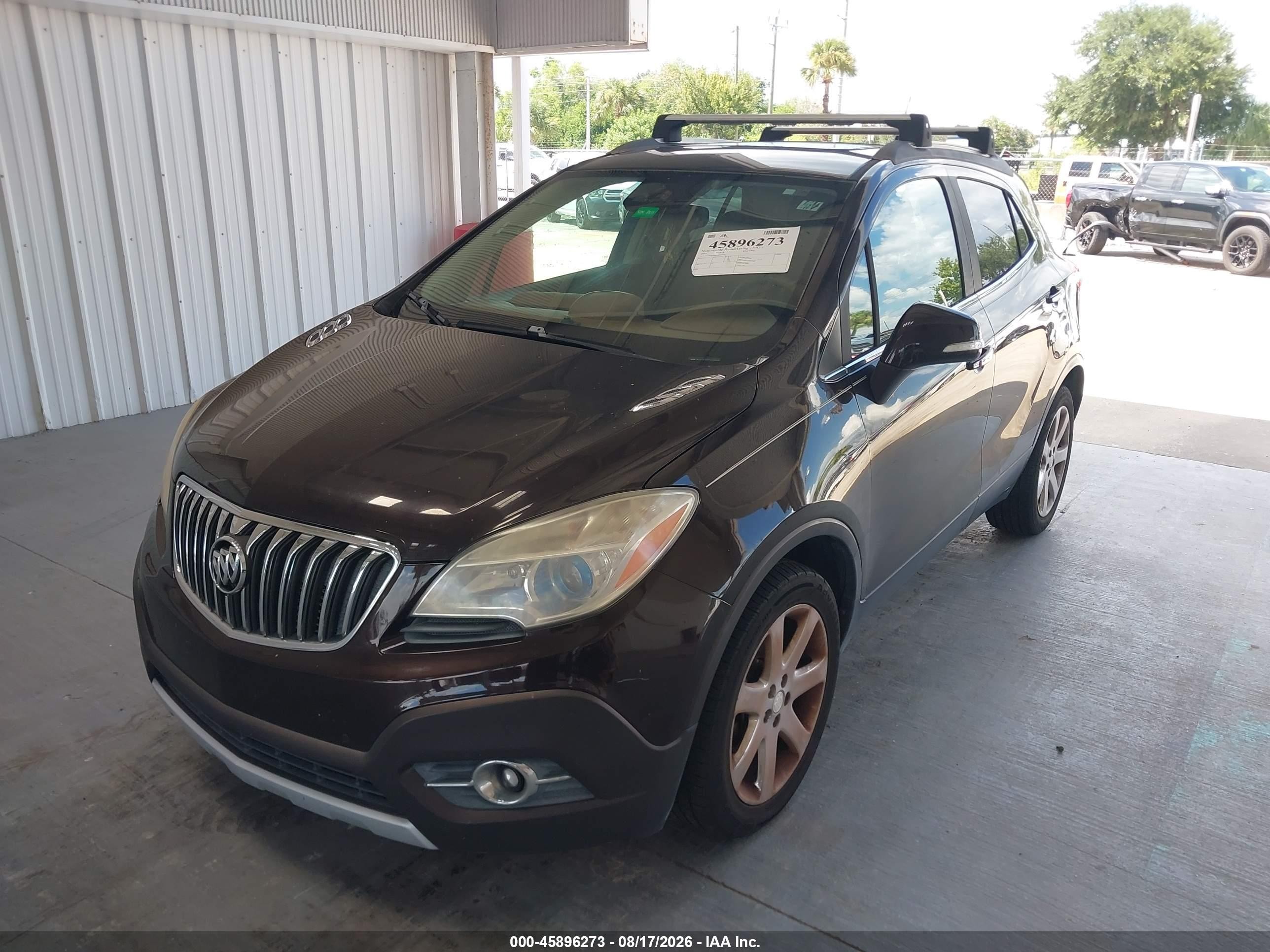 2014 Buick Encore Premium Brown vin: KL4CJDSB8EB658025