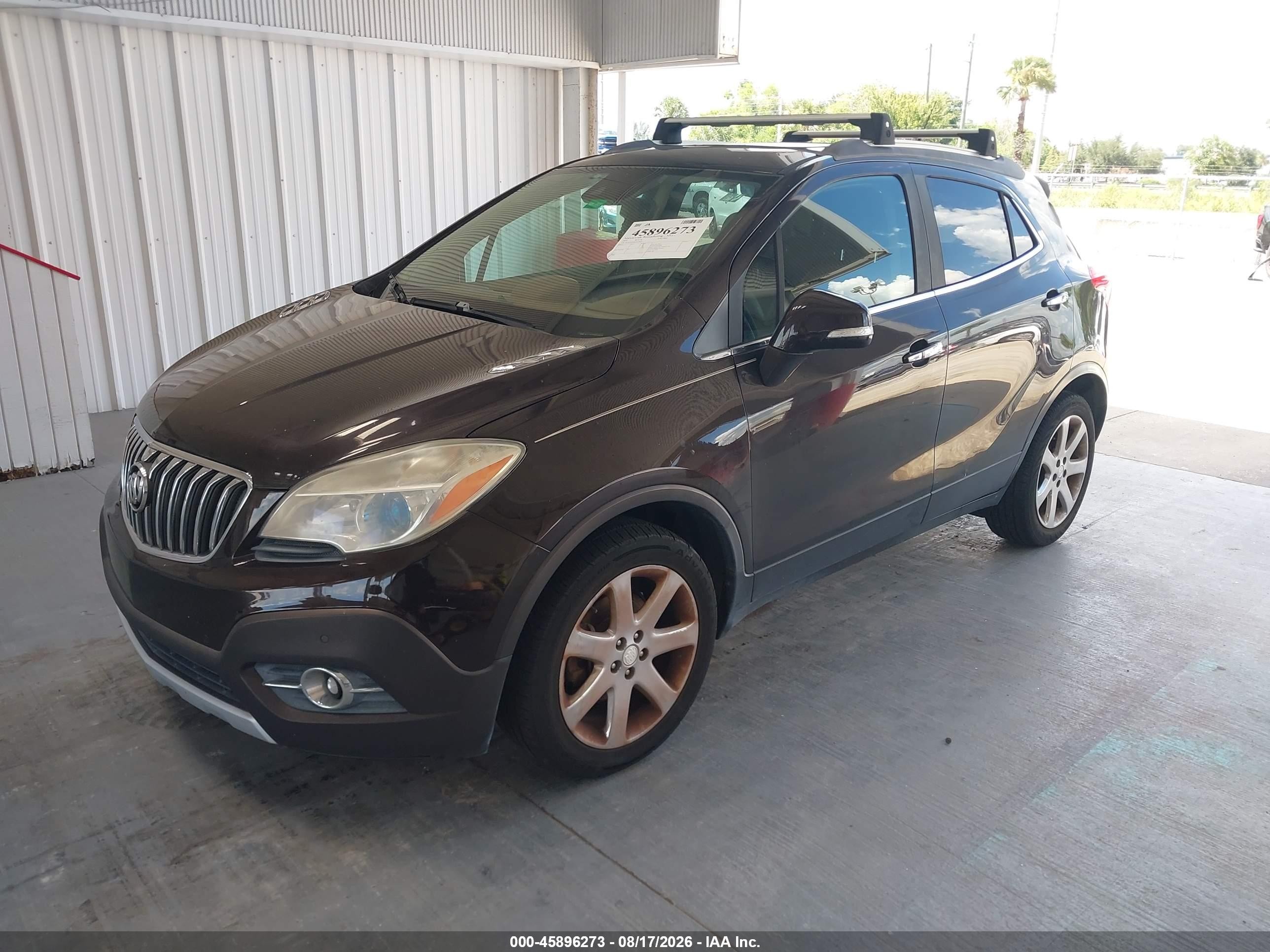 2014 Buick Encore Premium Brown vin: KL4CJDSB8EB658025
