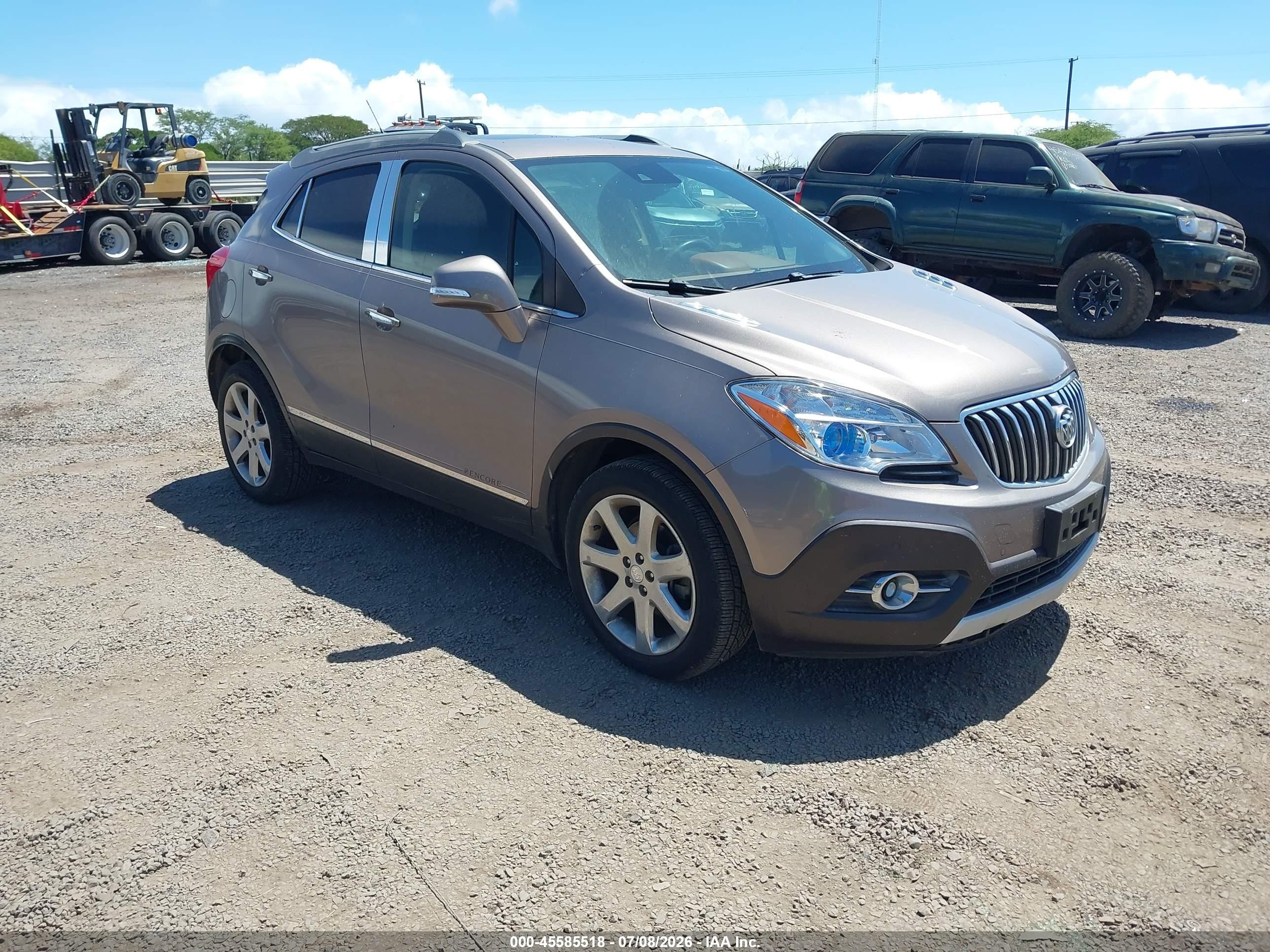 2014 Buick Encore Premium Brown vin: KL4CJDSB8EB715890
