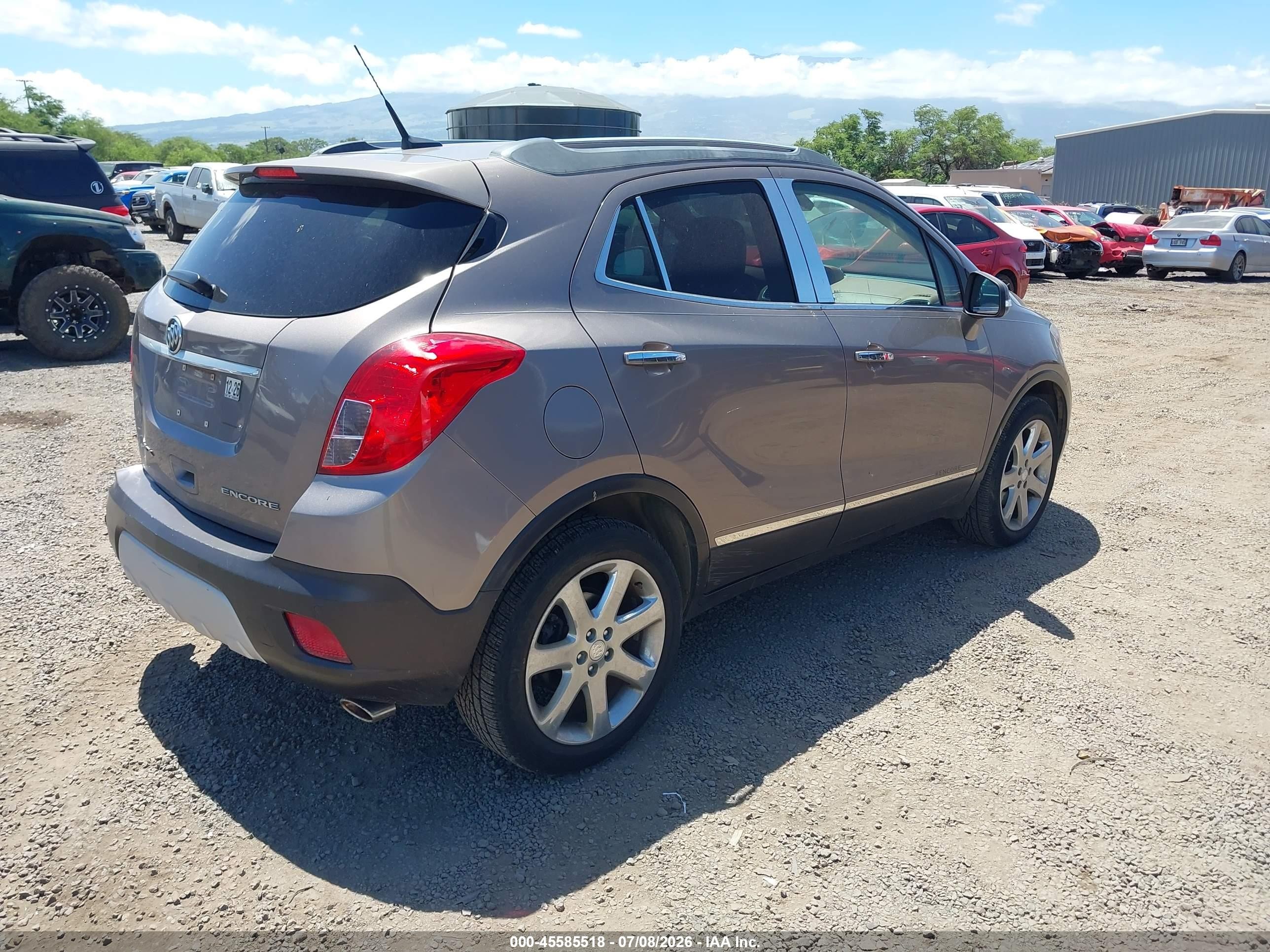 2014 Buick Encore Premium Коричневый vin: KL4CJDSB8EB715890