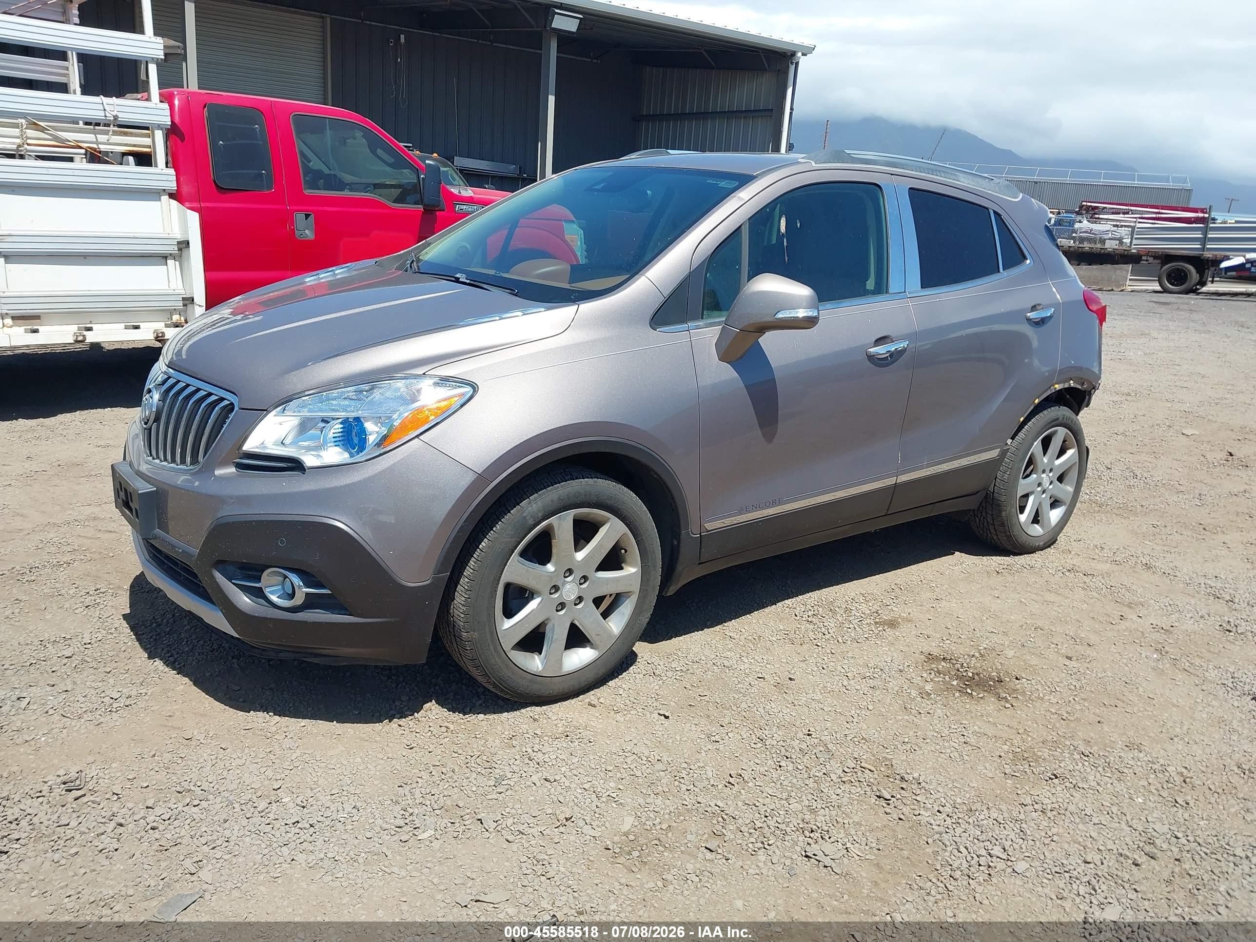 2014 Buick Encore Premium Коричневый vin: KL4CJDSB8EB715890