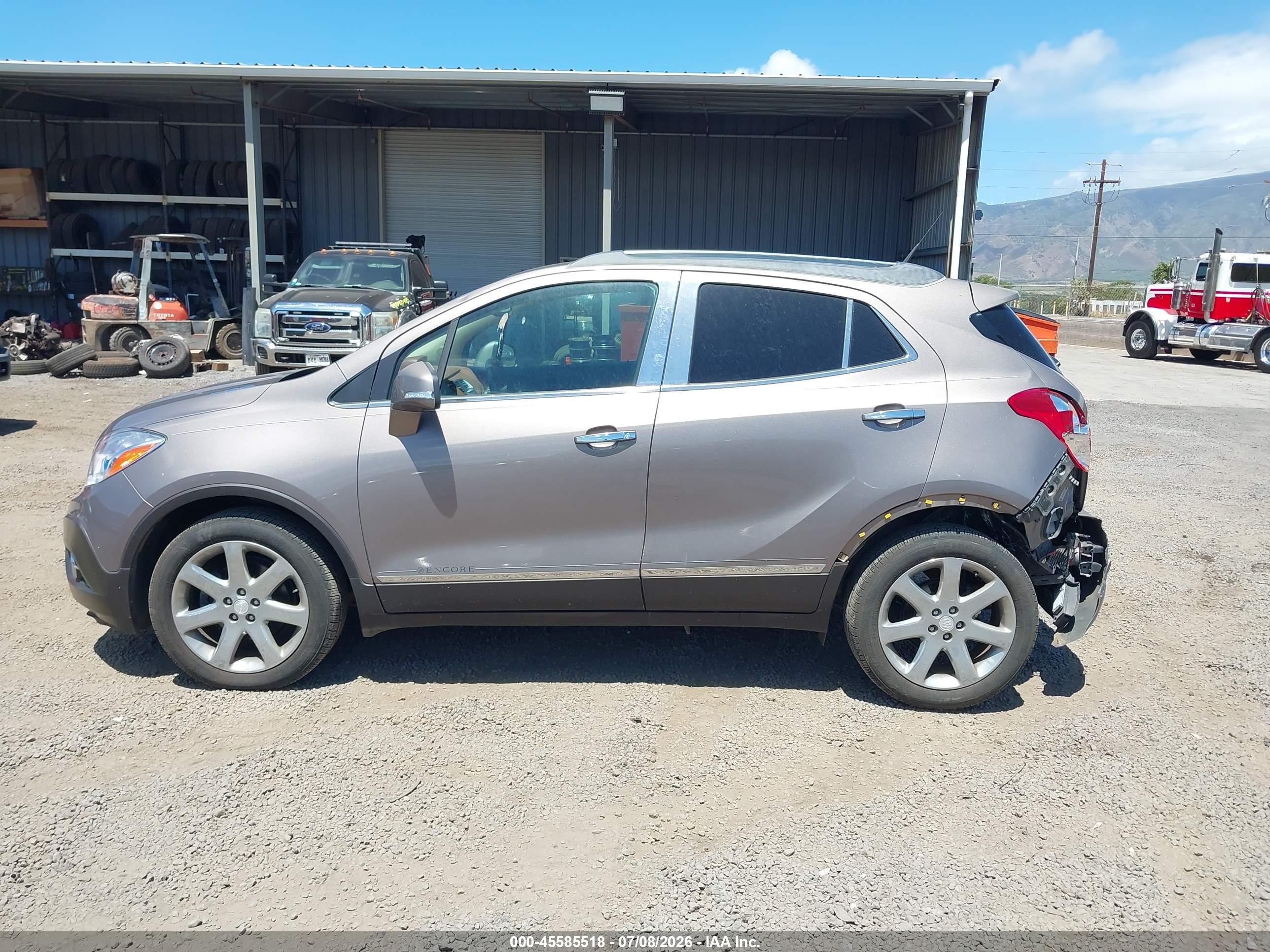 2014 Buick Encore Premium Коричневый vin: KL4CJDSB8EB715890