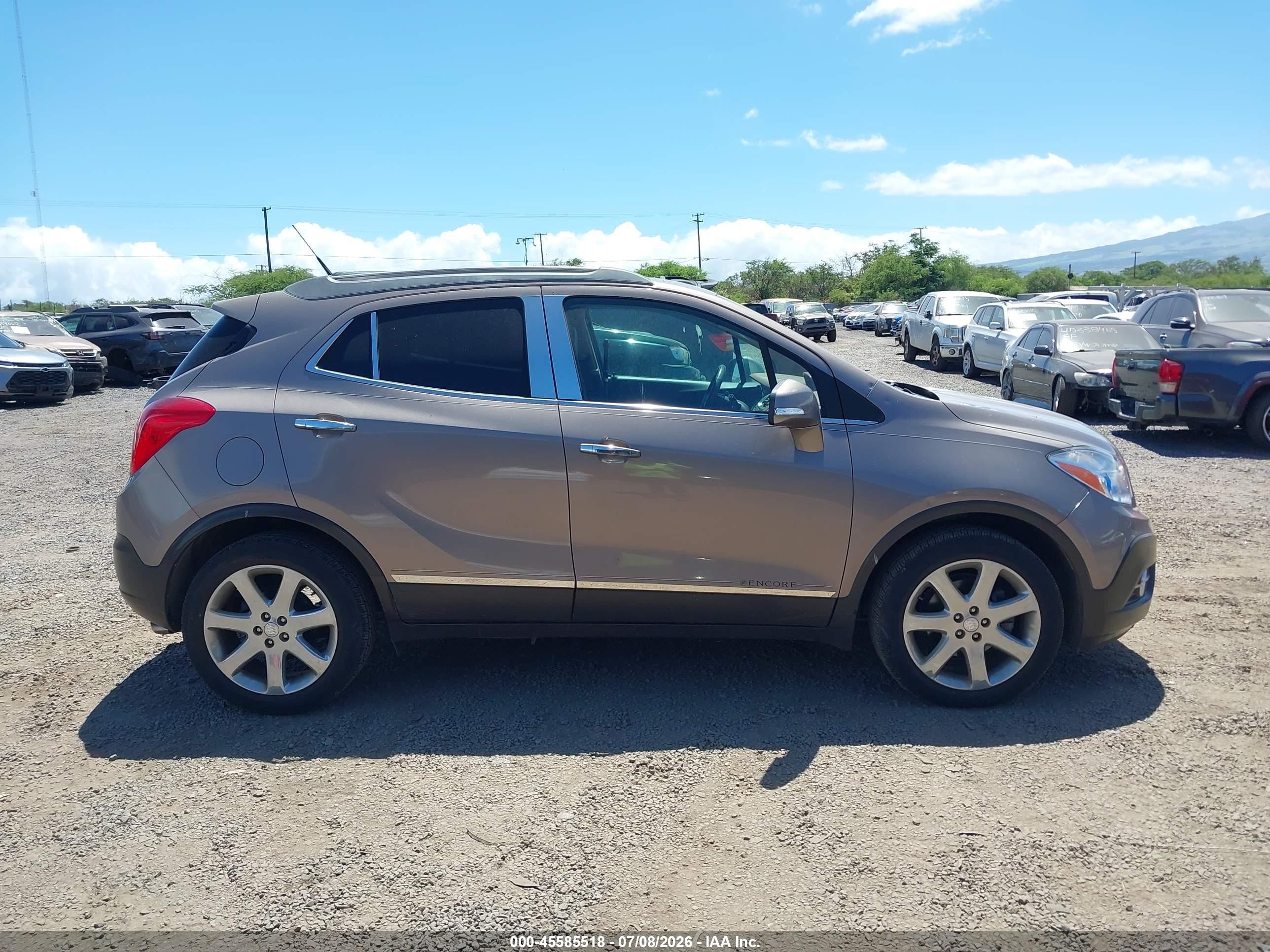 2014 Buick Encore Premium Коричневый vin: KL4CJDSB8EB715890