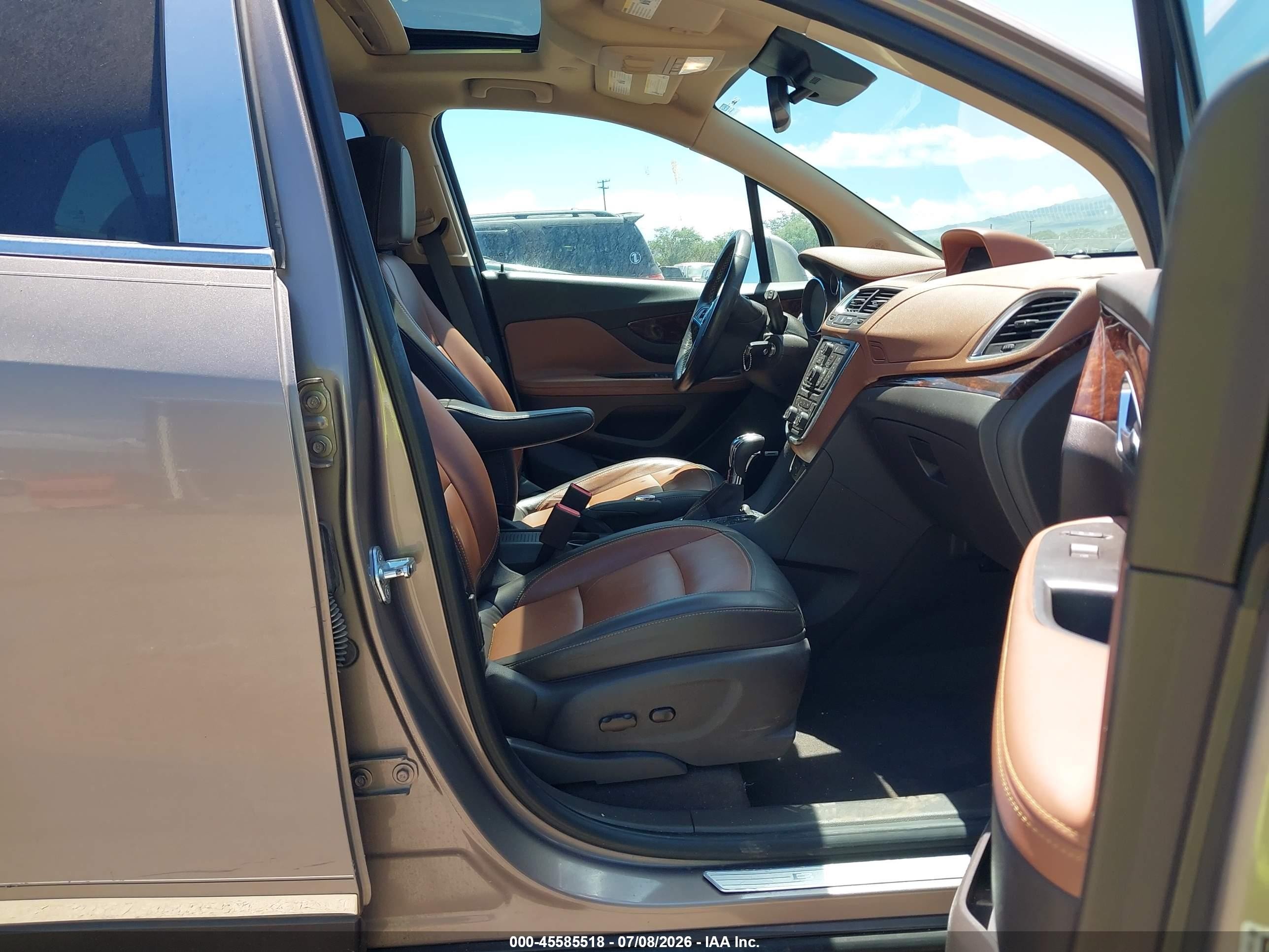 2014 Buick Encore Premium Коричневый vin: KL4CJDSB8EB715890