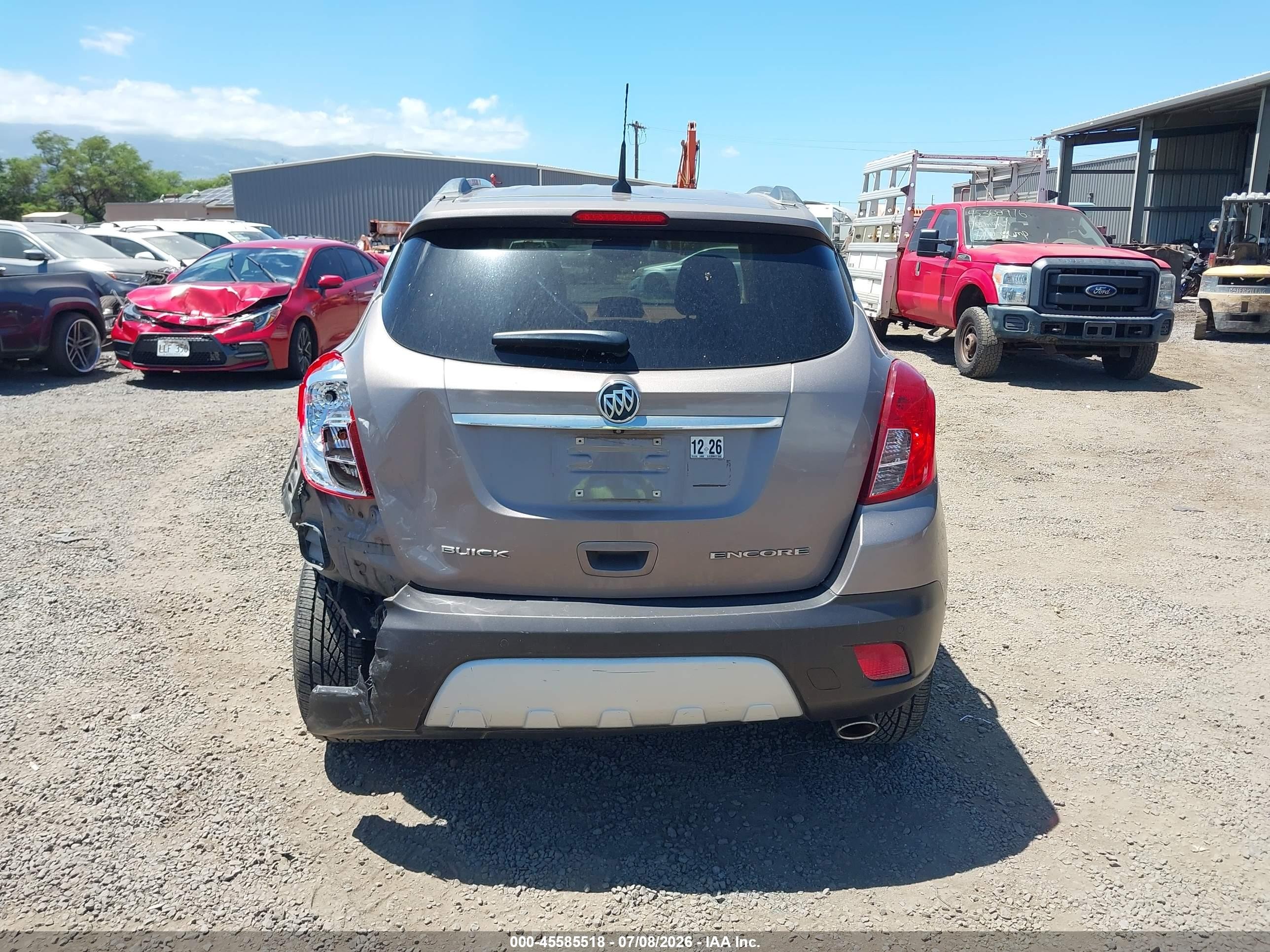 2014 Buick Encore Premium Коричневый vin: KL4CJDSB8EB715890