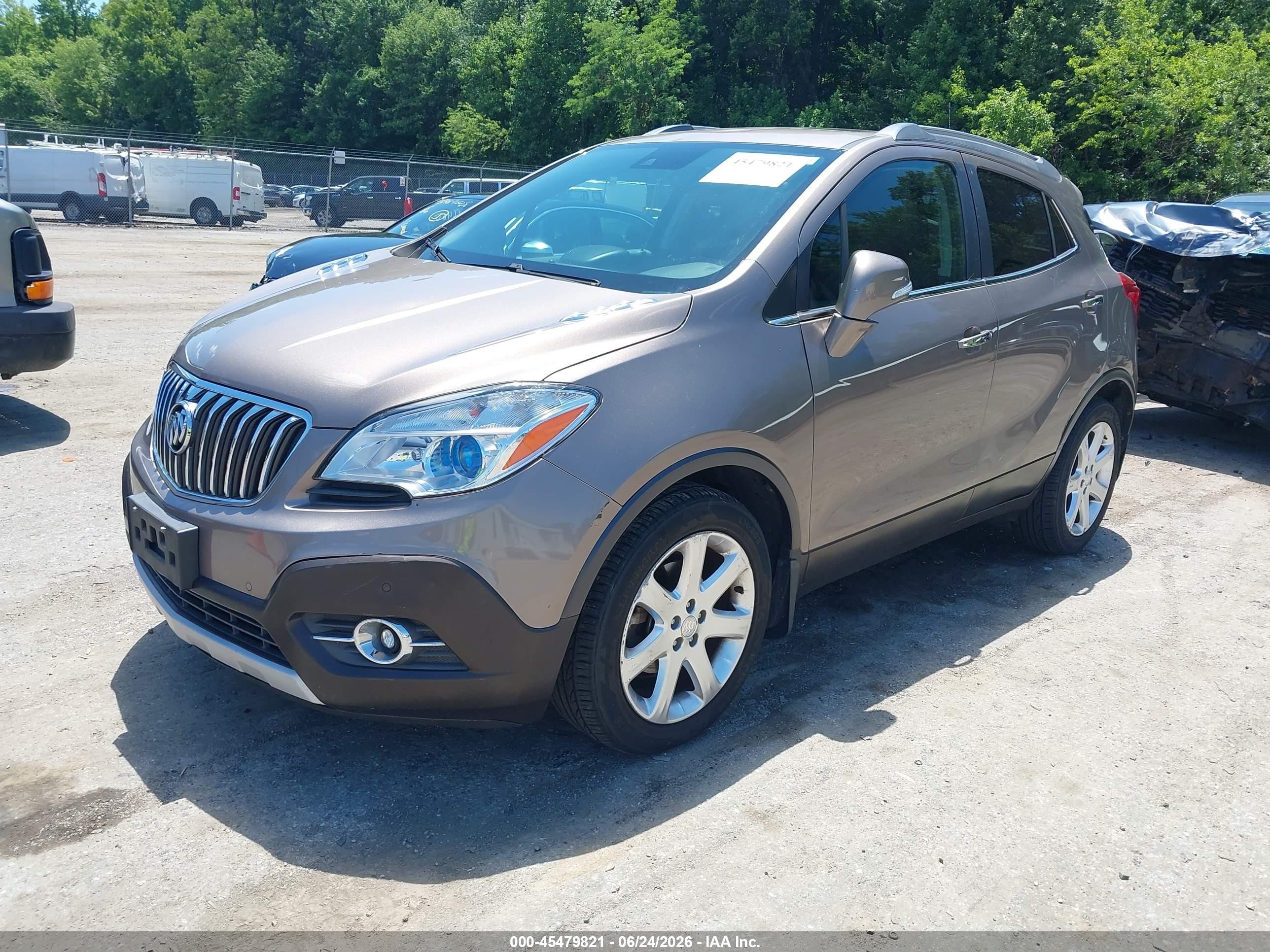 2015 Buick Encore Premium Gray vin: KL4CJDSB8FB162997