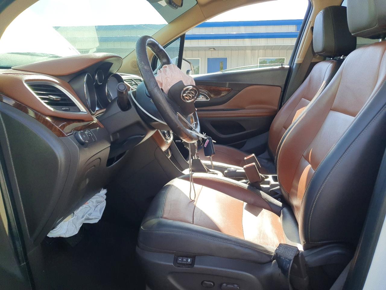 2015 Buick Encore Premium White vin: KL4CJDSB8FB180125