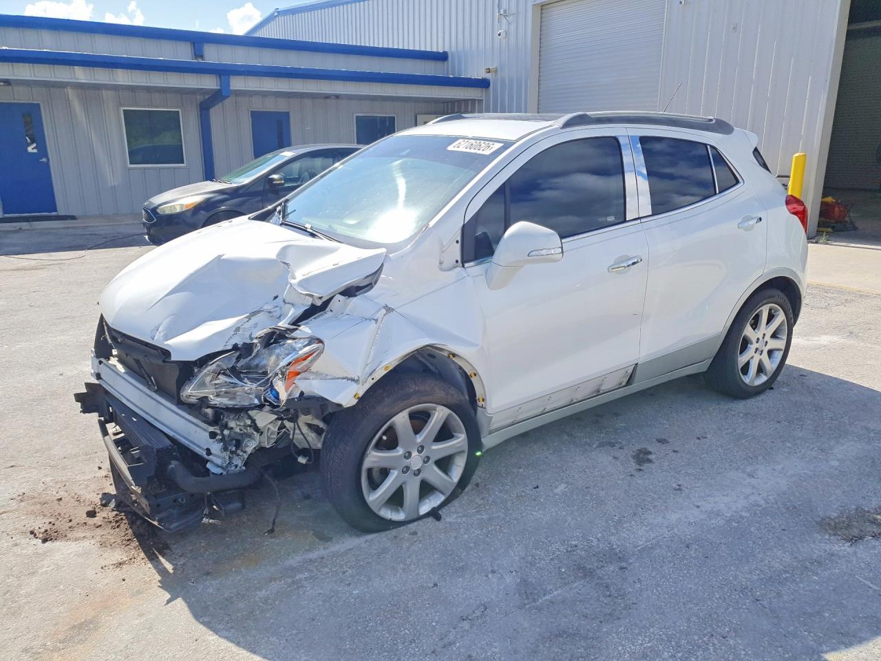 2015 Buick Encore Premium White vin: KL4CJDSB8FB180125