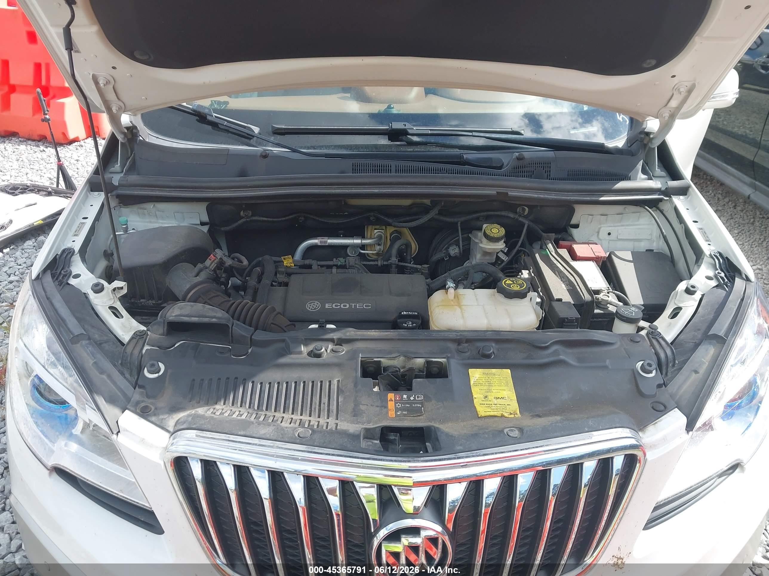 2015 Buick Encore Premium White vin: KL4CJDSB8FB264140