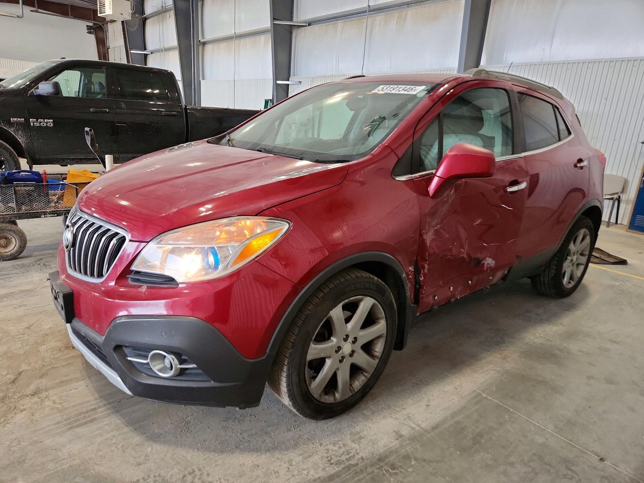 2013 Buick Encore Premium Red vin: KL4CJDSB9DB198307
