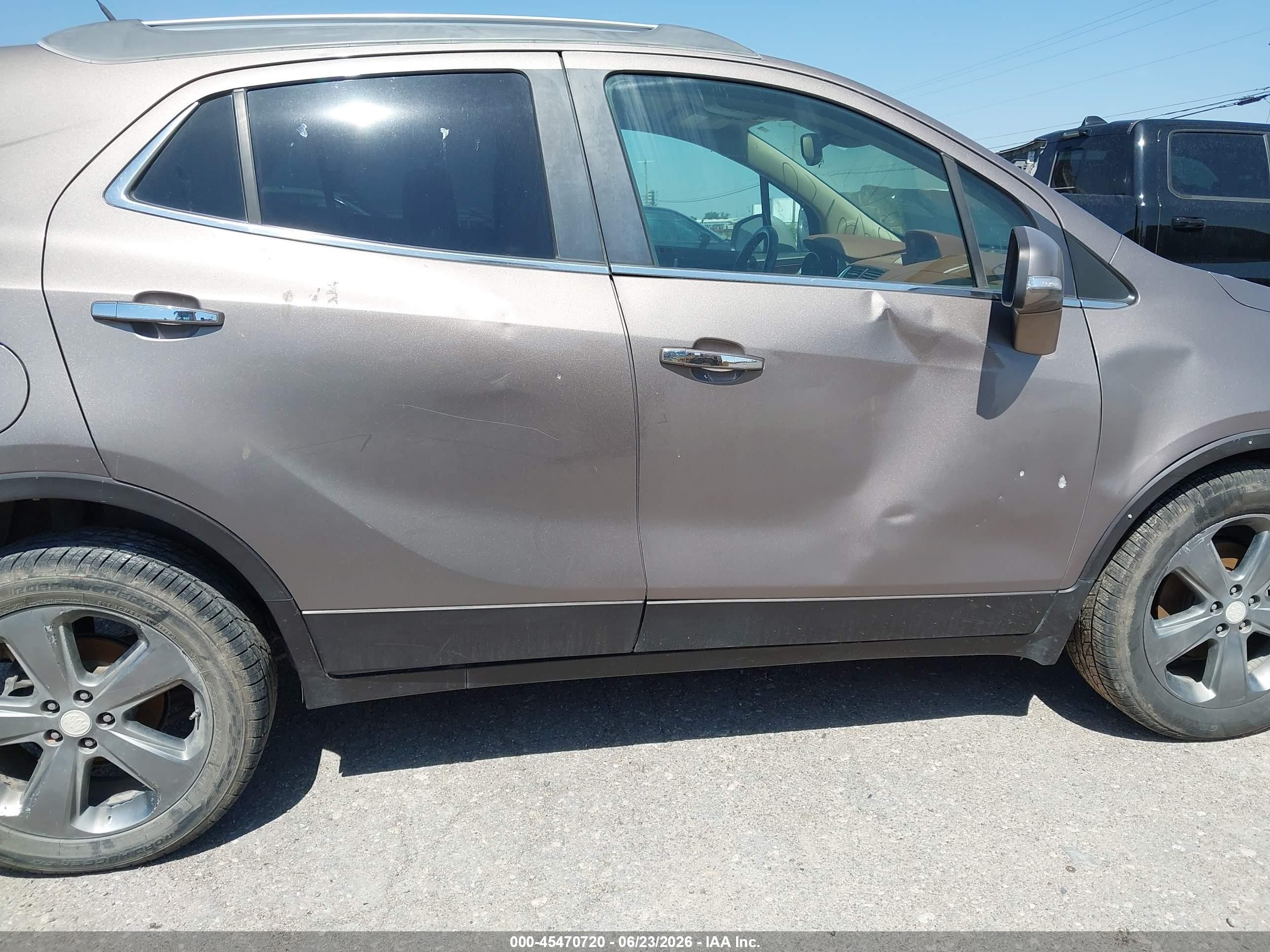2014 Buick Encore Premium Brown vin: KL4CJDSB9EB654405