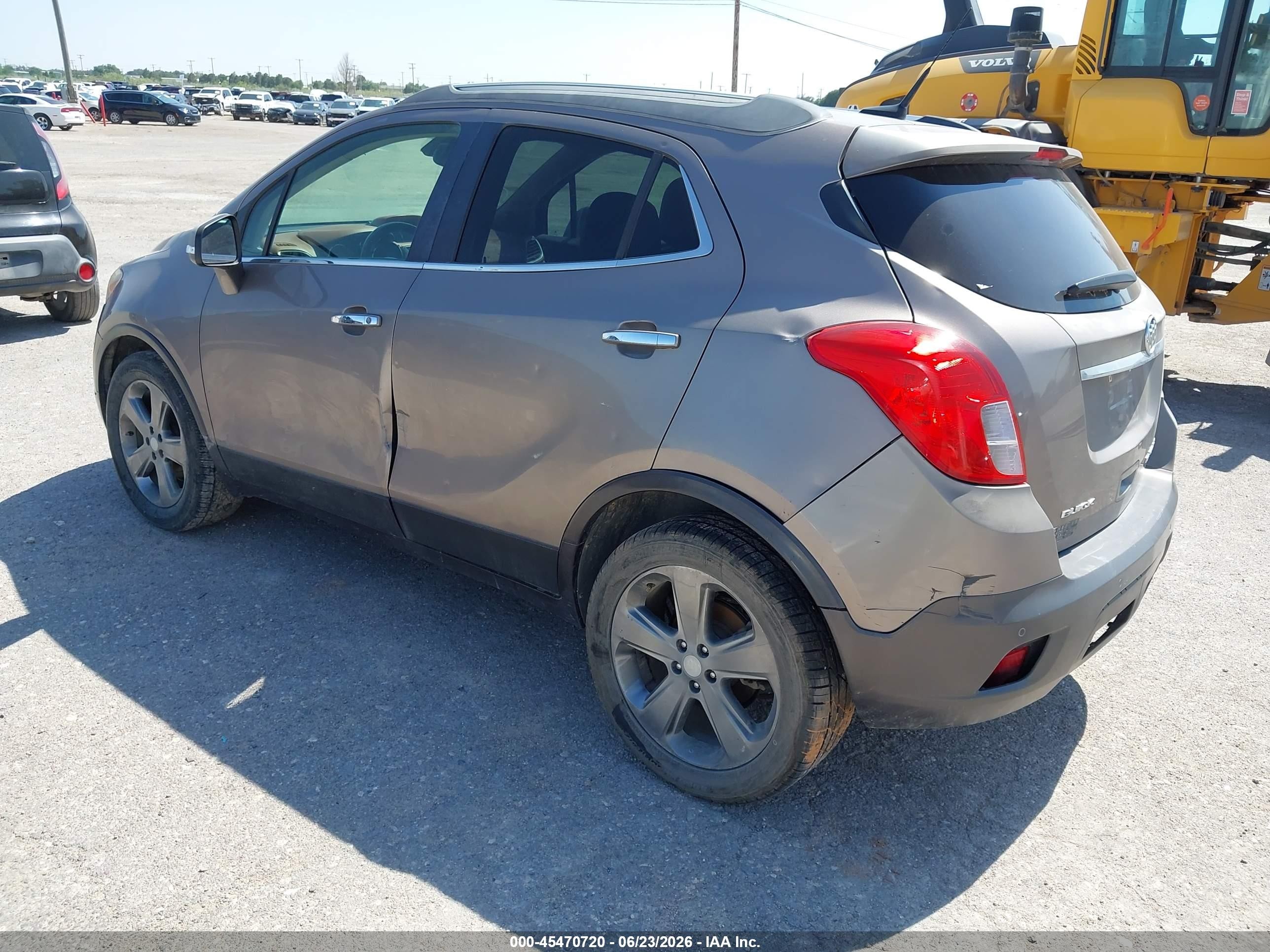 2014 Buick Encore Premium Brown vin: KL4CJDSB9EB654405