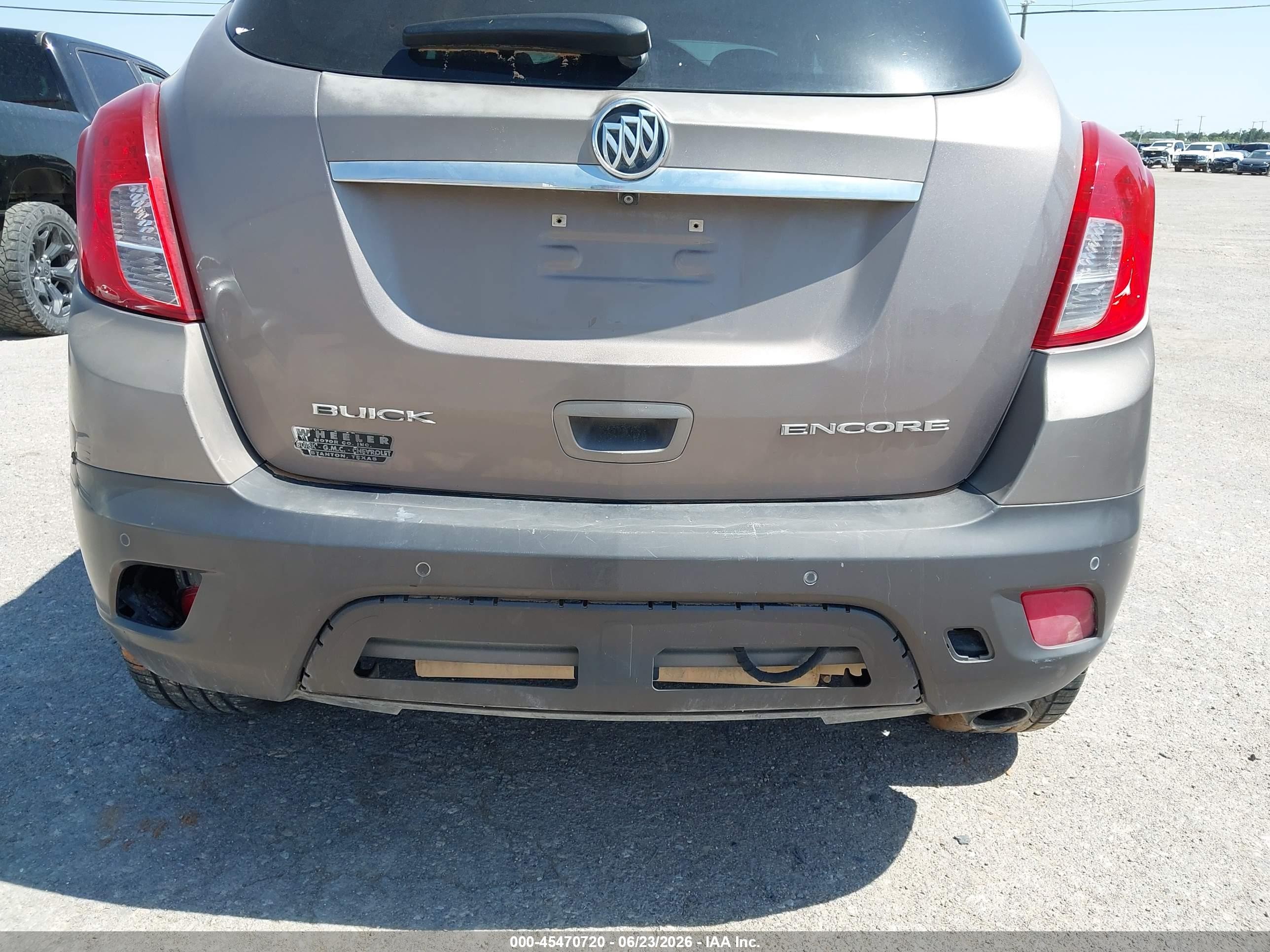 2014 Buick Encore Premium Brown vin: KL4CJDSB9EB654405