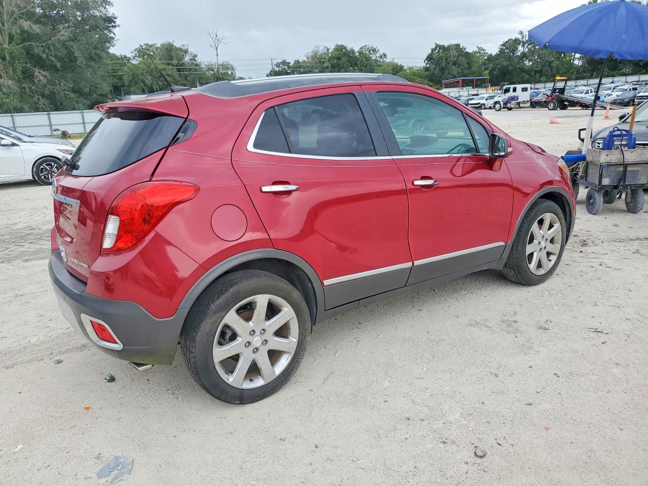 2014 Buick Encore Premium Burgundy vin: KL4CJDSB9EB711766