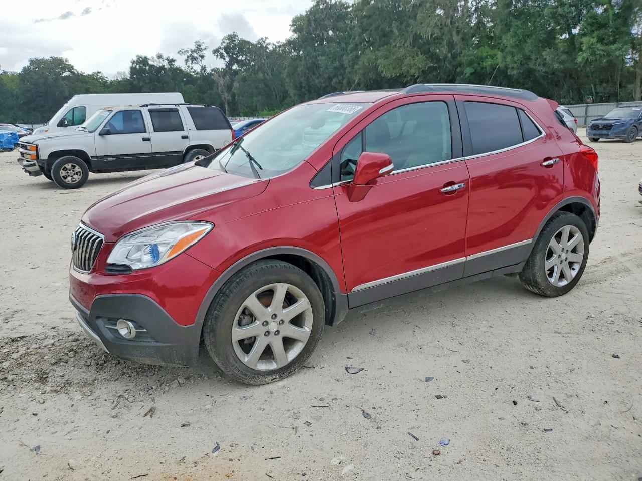 2014 Buick Encore Premium Burgundy vin: KL4CJDSB9EB711766