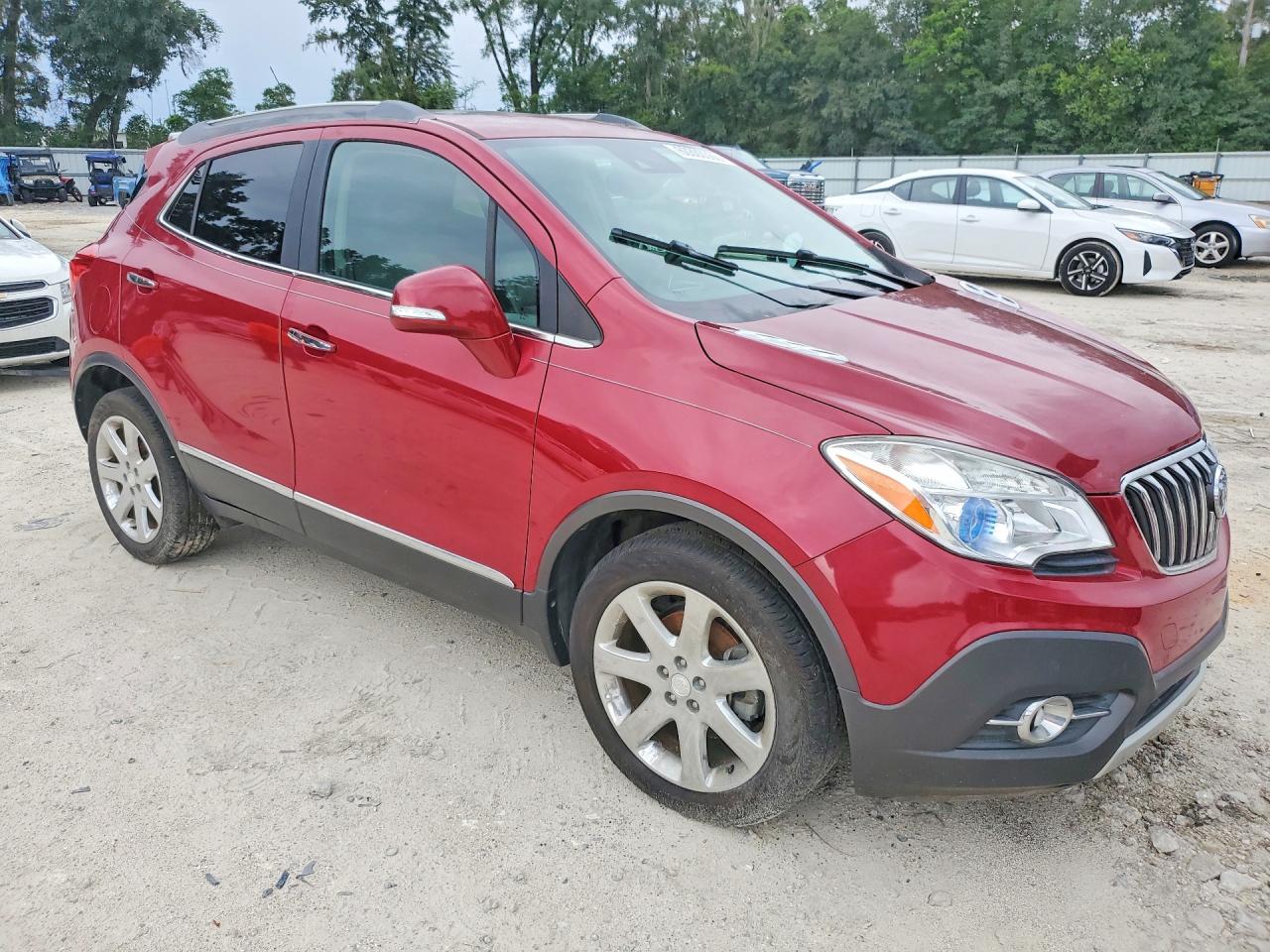 2014 Buick Encore Premium Burgundy vin: KL4CJDSB9EB711766