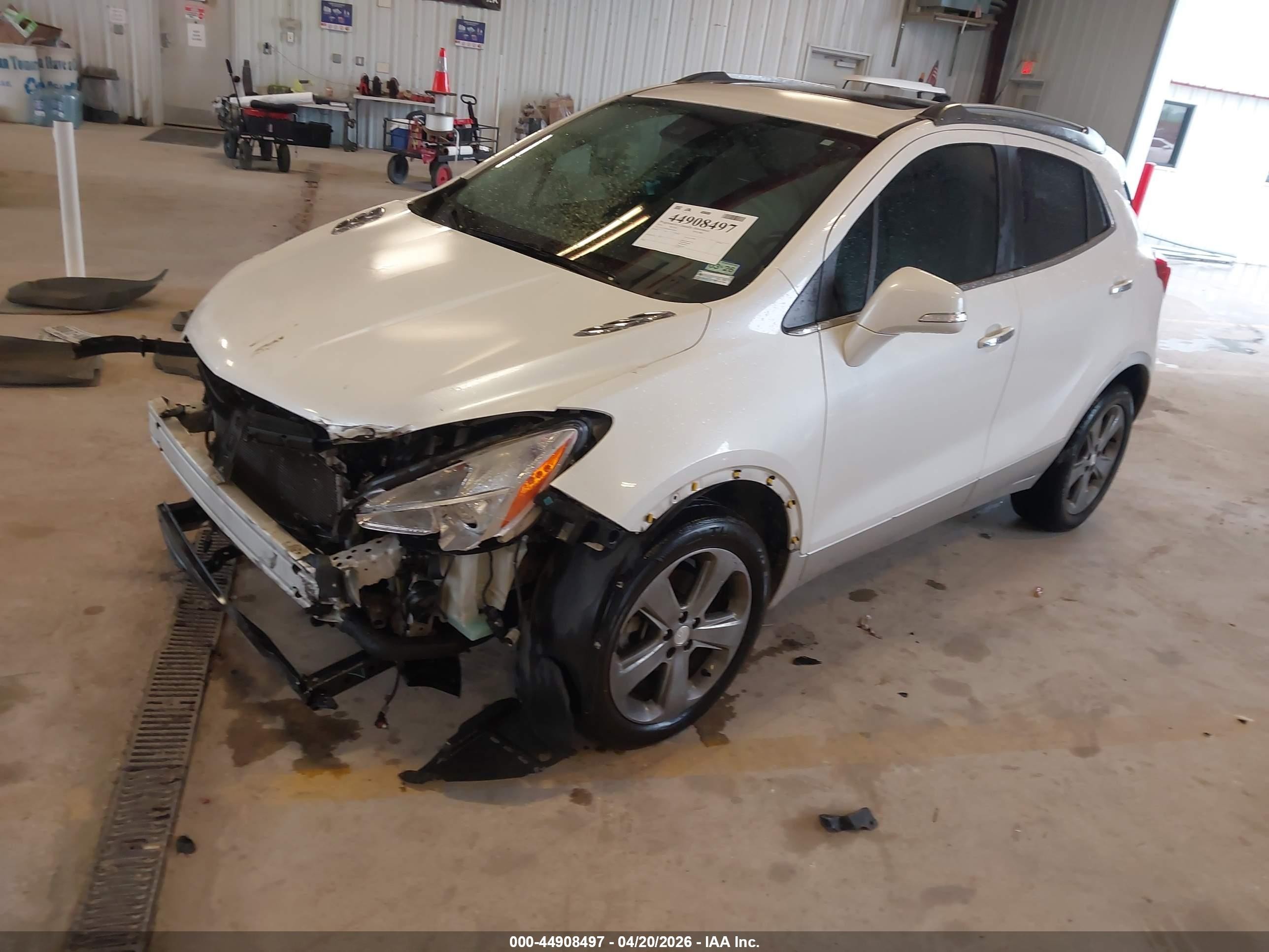 2014 Buick Encore Premium White vin: KL4CJDSB9EB728650