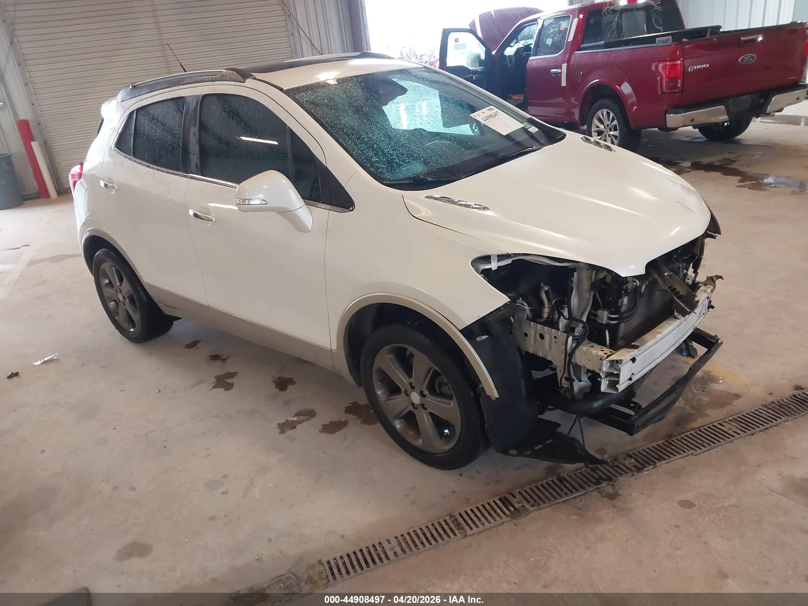 2014 Buick Encore Premium White vin: KL4CJDSB9EB728650