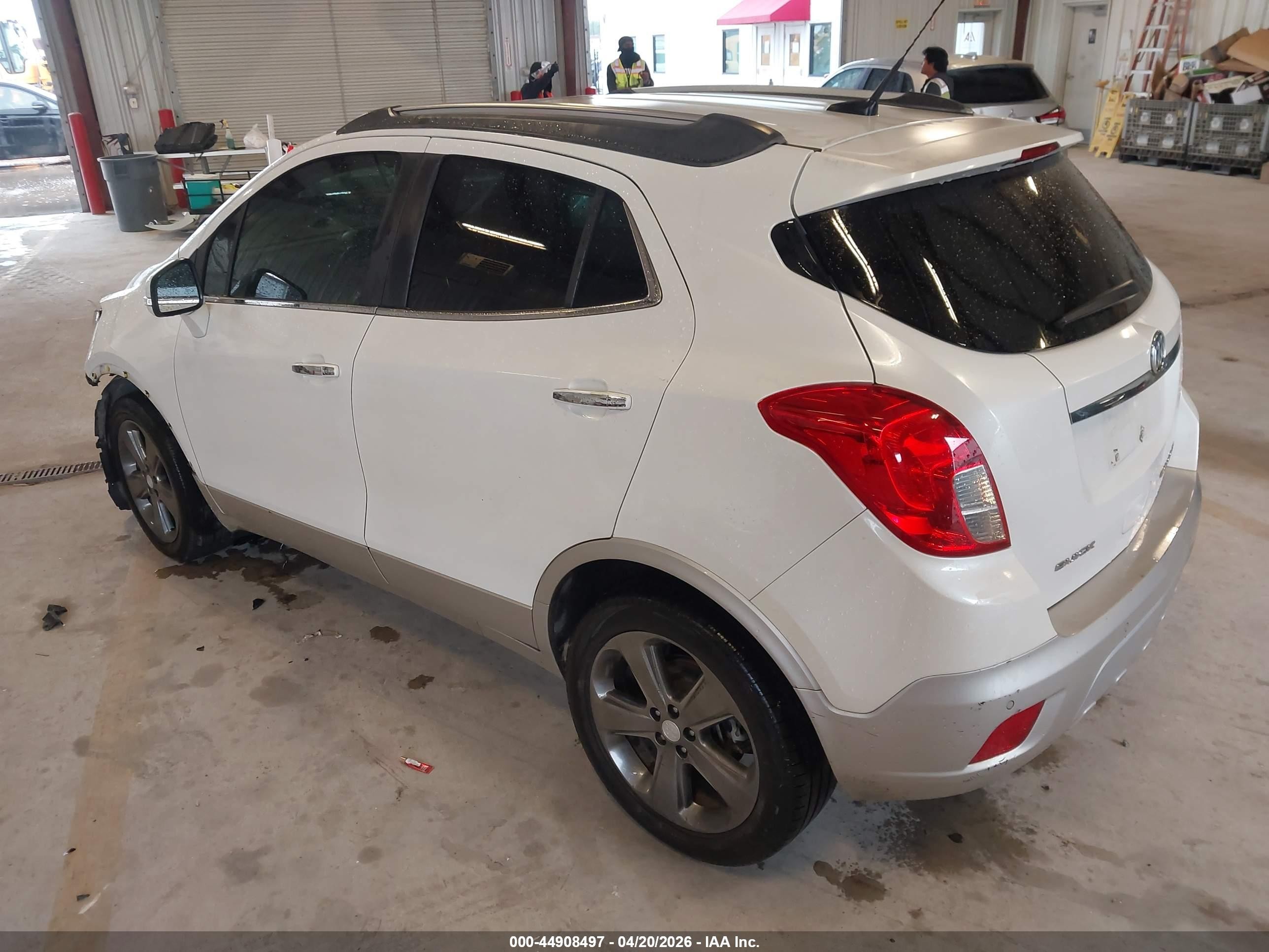 2014 Buick Encore Premium White vin: KL4CJDSB9EB728650