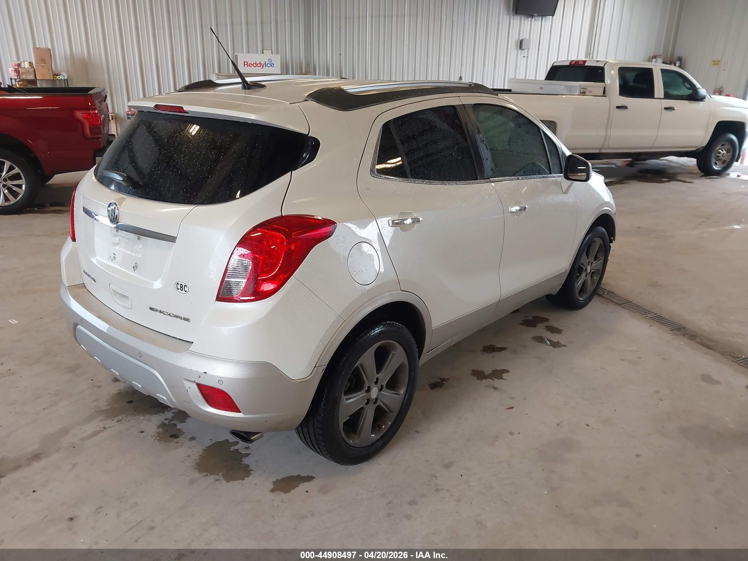 2014 Buick Encore Premium White vin: KL4CJDSB9EB728650