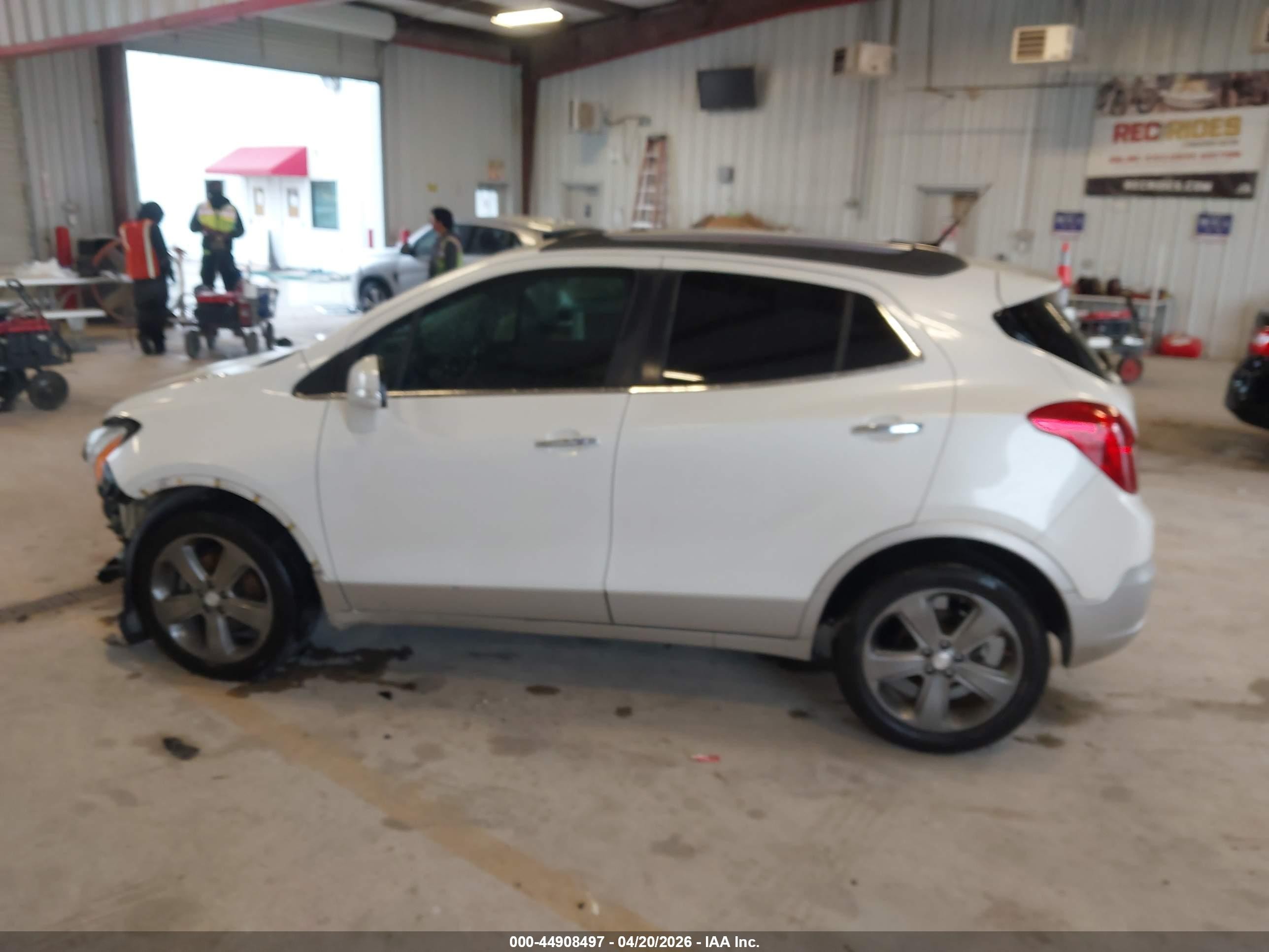 2014 Buick Encore Premium White vin: KL4CJDSB9EB728650