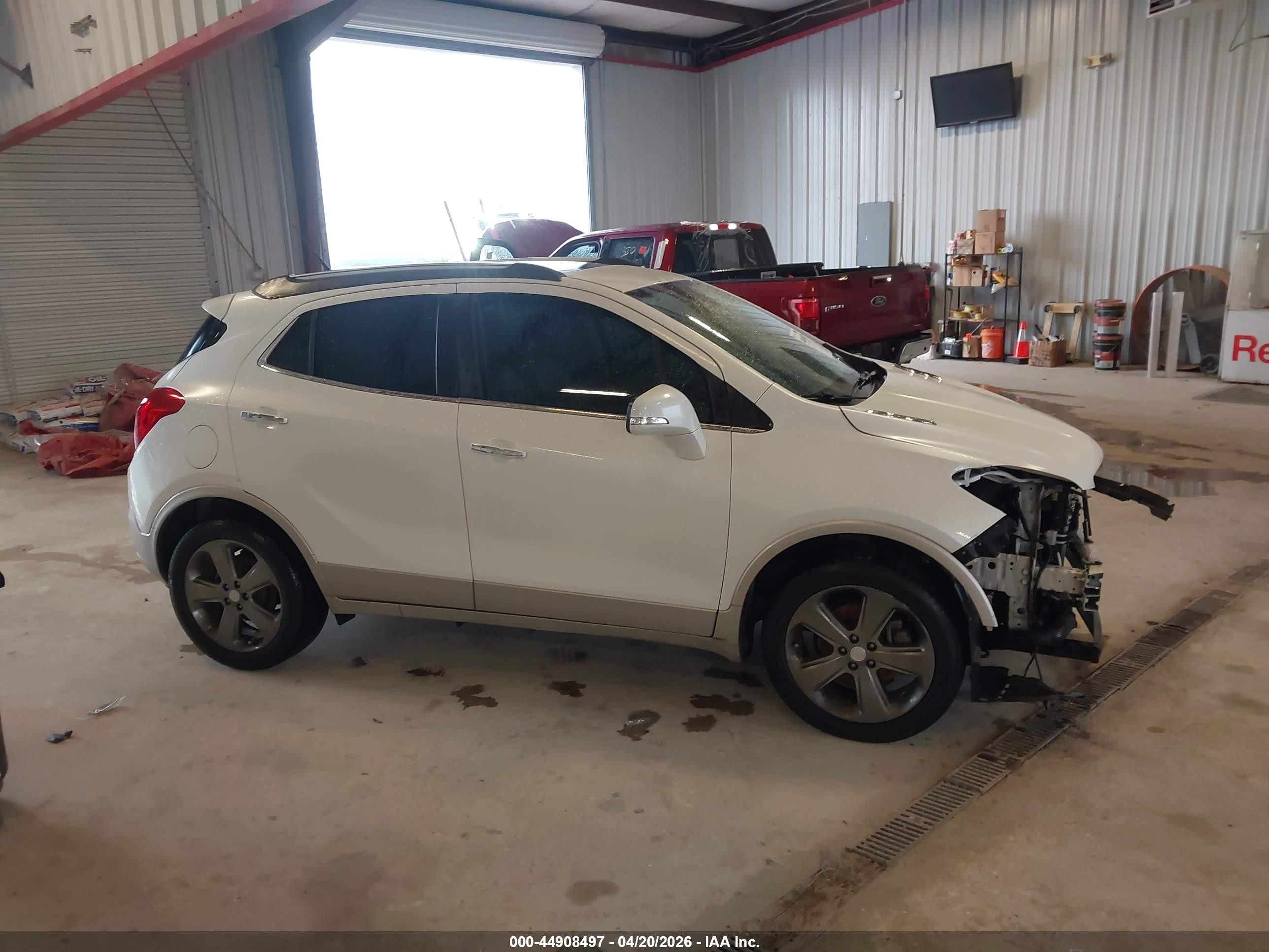 2014 Buick Encore Premium White vin: KL4CJDSB9EB728650