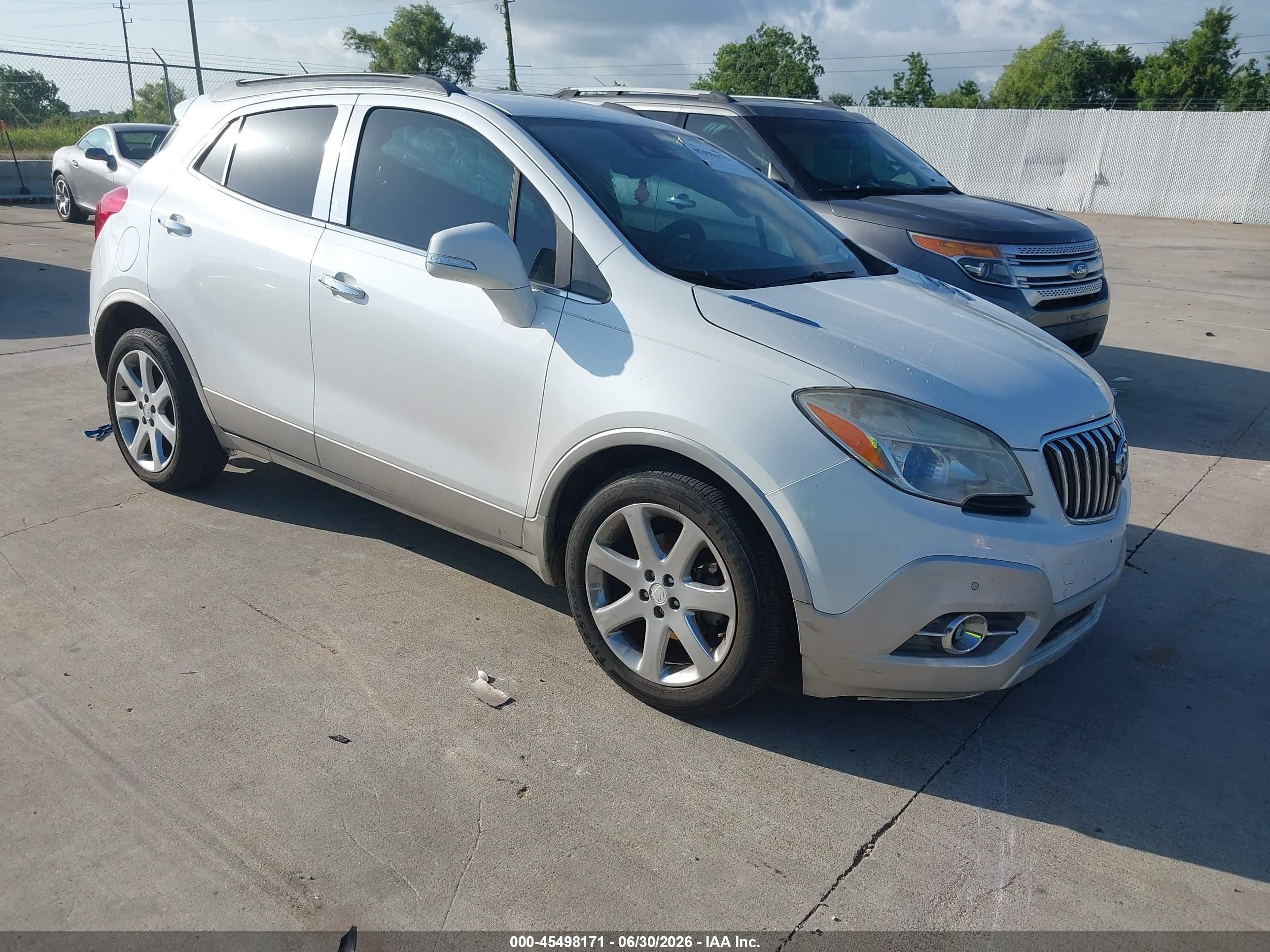 2015 Buick Encore Premium White vin: KL4CJDSB9FB036969
