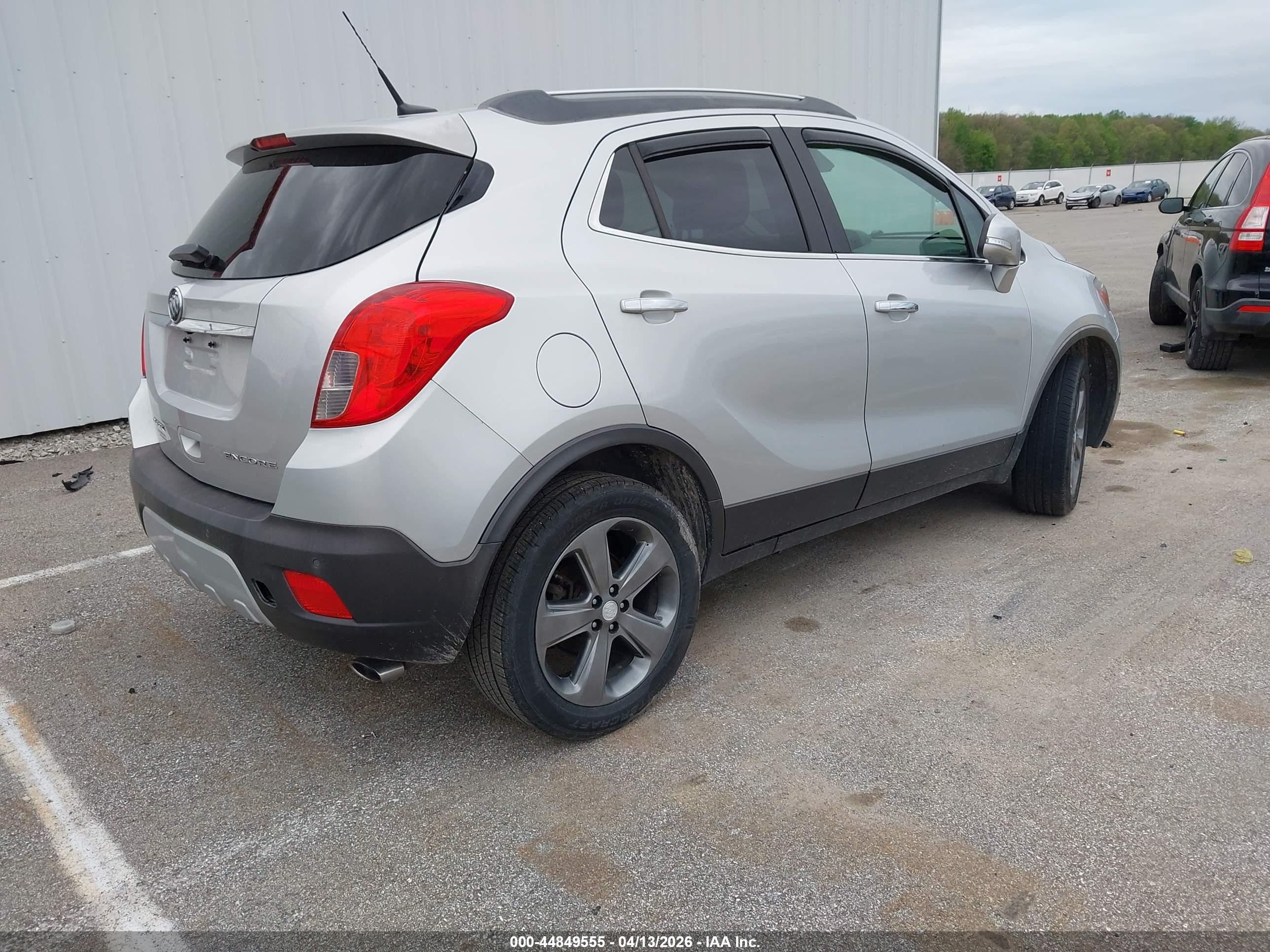 2014 Buick Encore Premium Silver vin: KL4CJDSBXEB544804