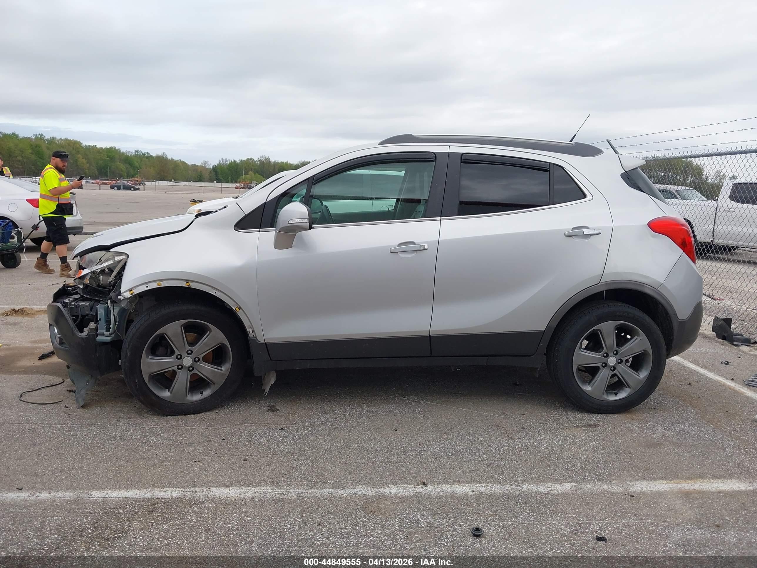 2014 Buick Encore Premium Silver vin: KL4CJDSBXEB544804