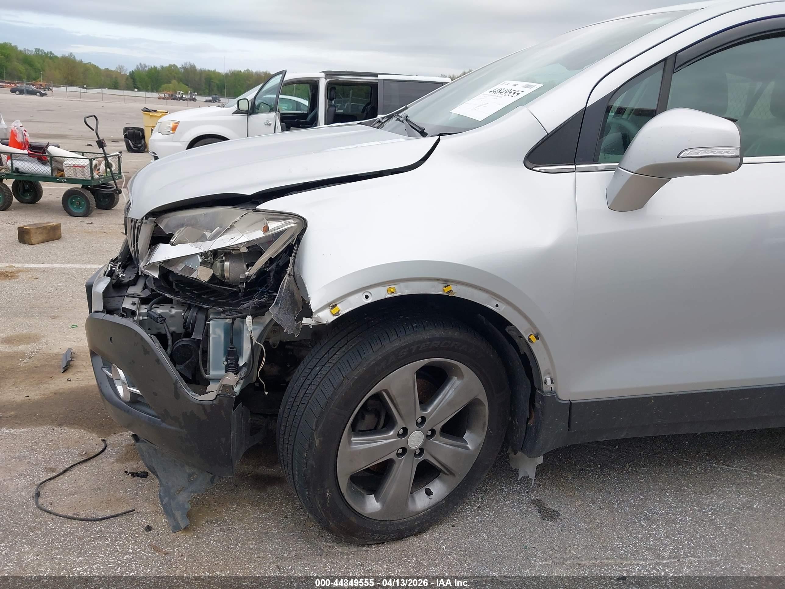 2014 Buick Encore Premium Silver vin: KL4CJDSBXEB544804