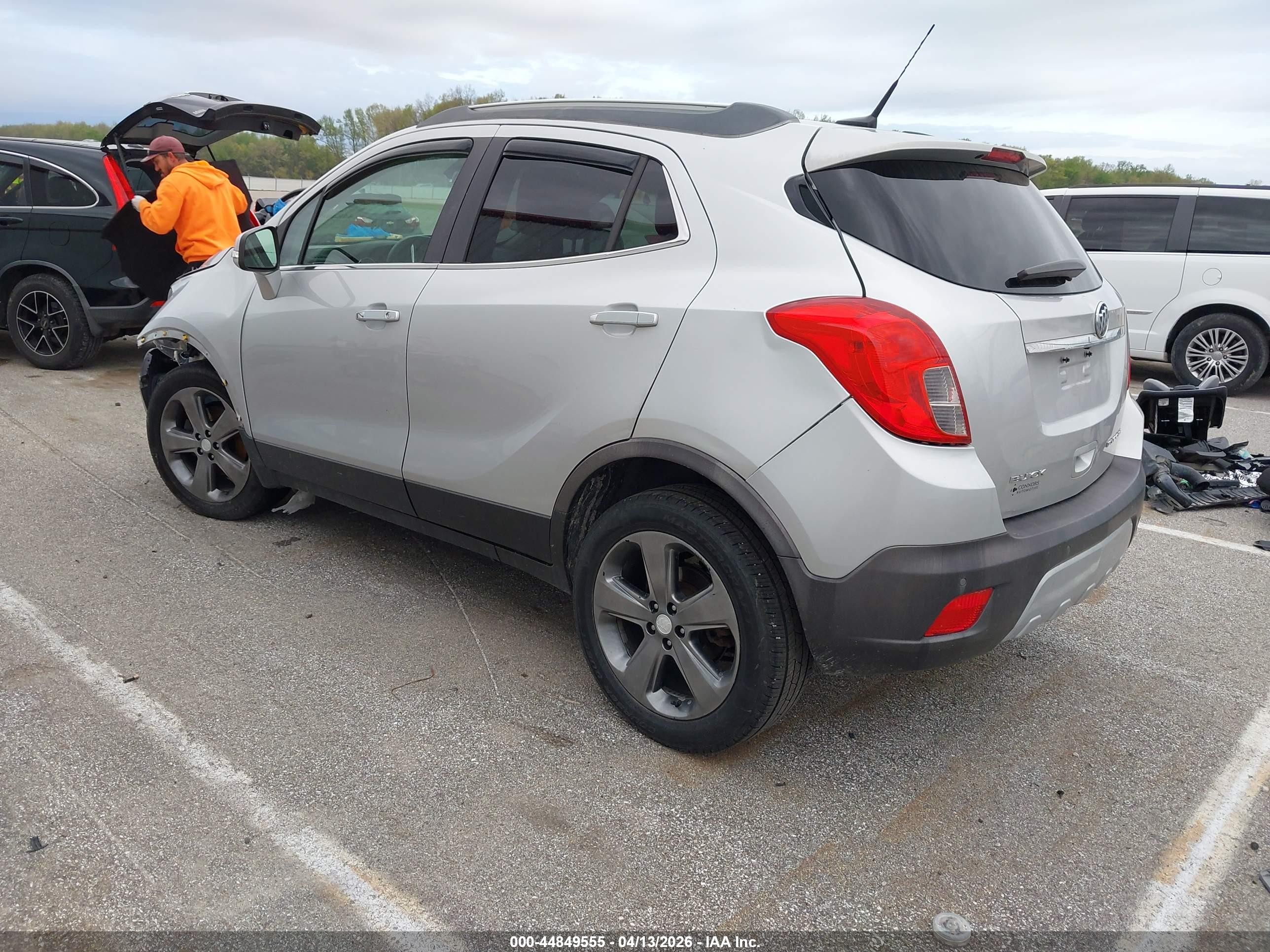 2014 Buick Encore Premium Silver vin: KL4CJDSBXEB544804
