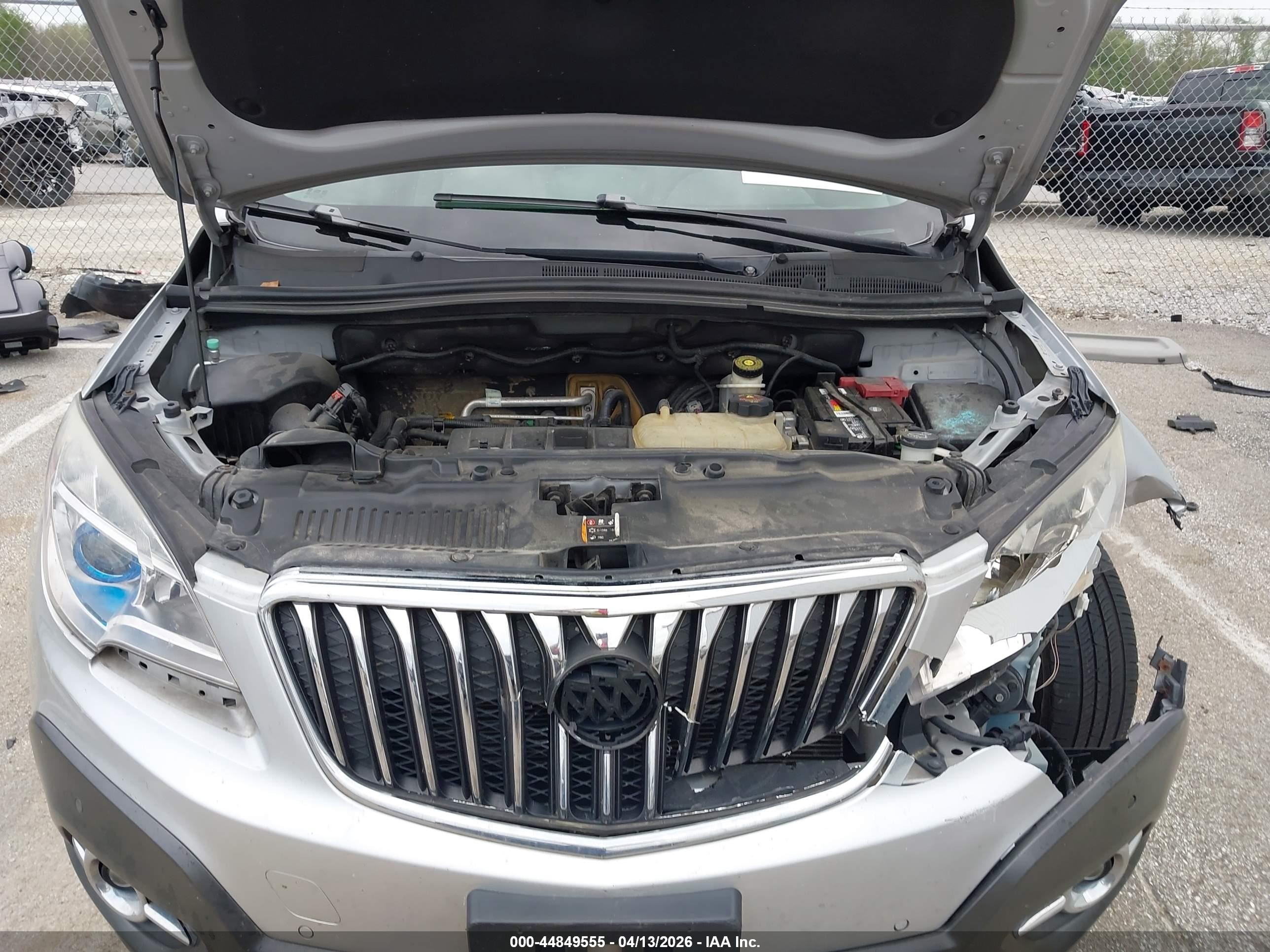 2014 Buick Encore Premium Silver vin: KL4CJDSBXEB544804