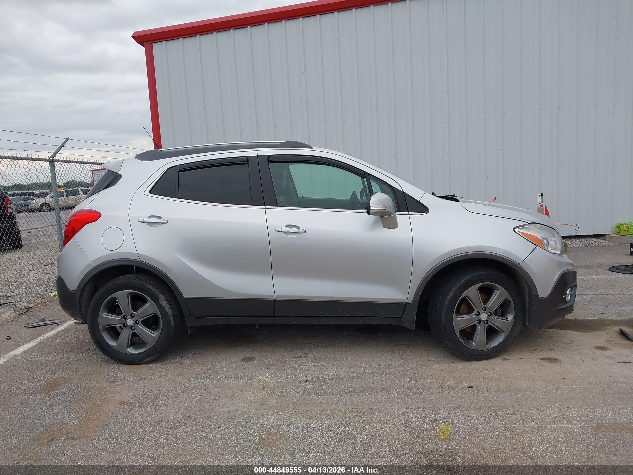 2014 Buick Encore Premium Silver vin: KL4CJDSBXEB544804