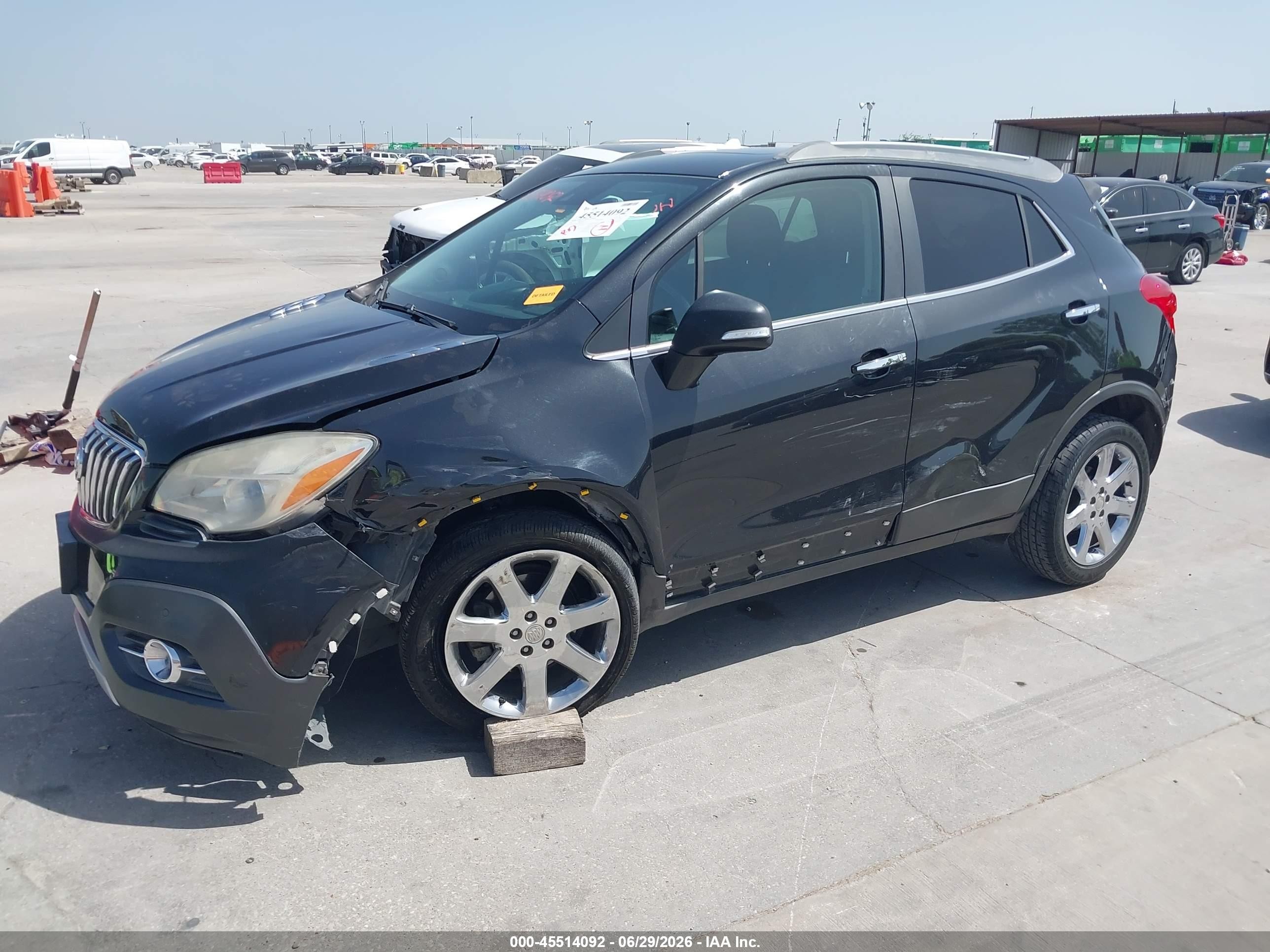 2014 Buick Encore Premium Black vin: KL4CJDSBXEB566978