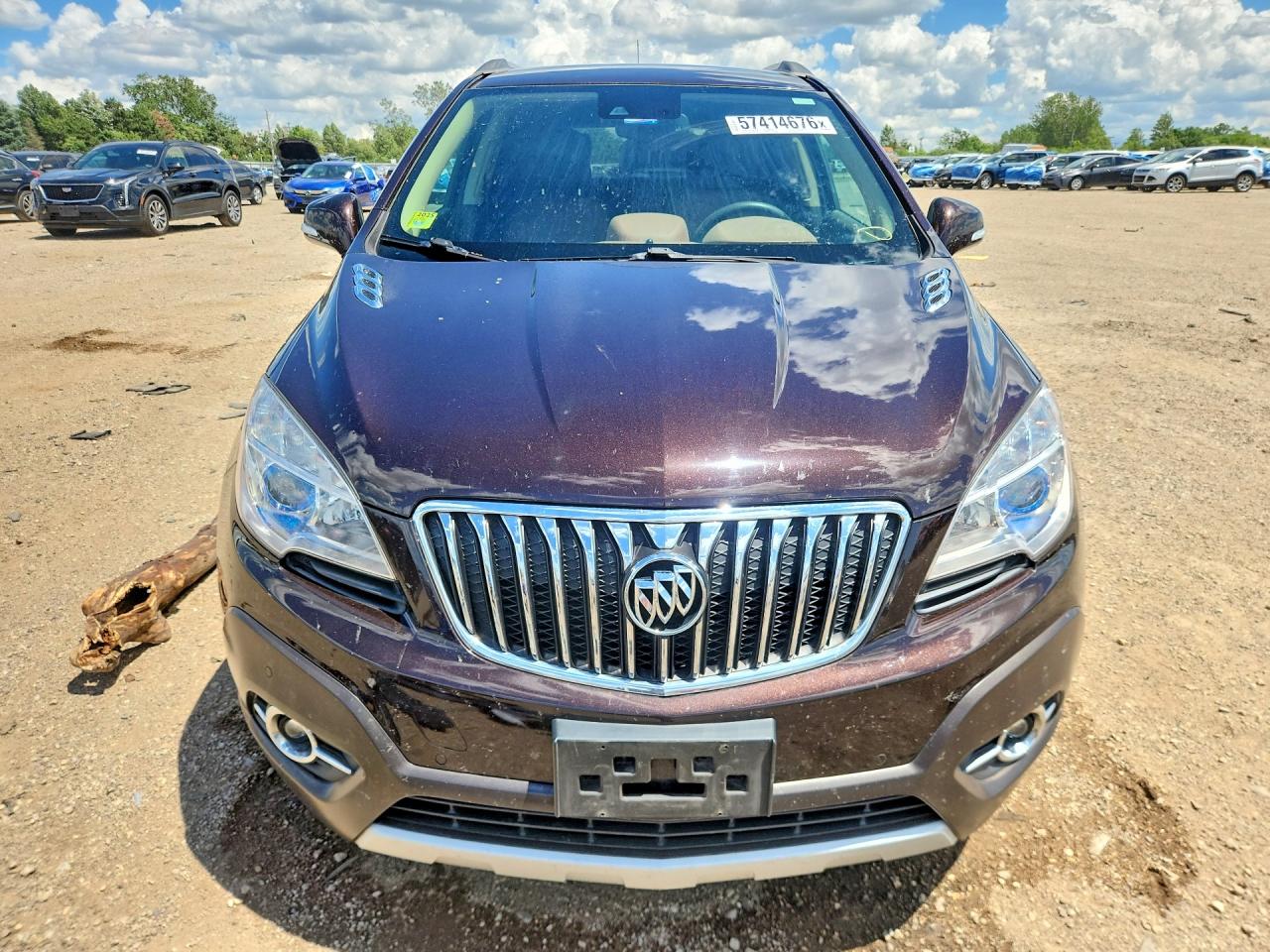 2015 Buick Encore Premium Burgundy vin: KL4CJDSBXFB036334