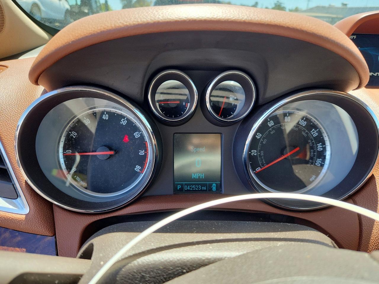 2015 Buick Encore Premium White vin: KL4CJDSBXFB206028