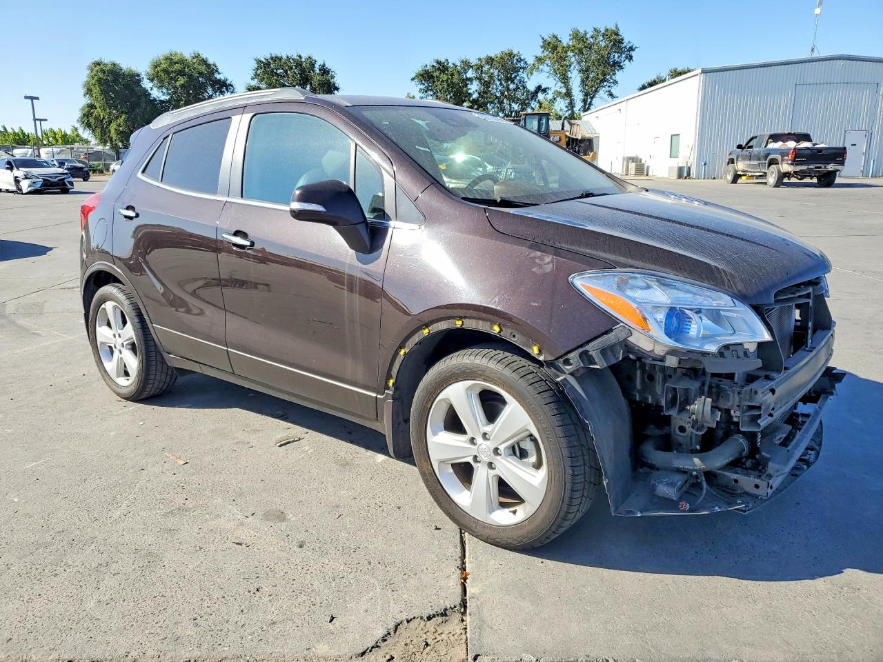2015 Buick Encore Premium Burgundy vin: KL4CJDSBXFB240907
