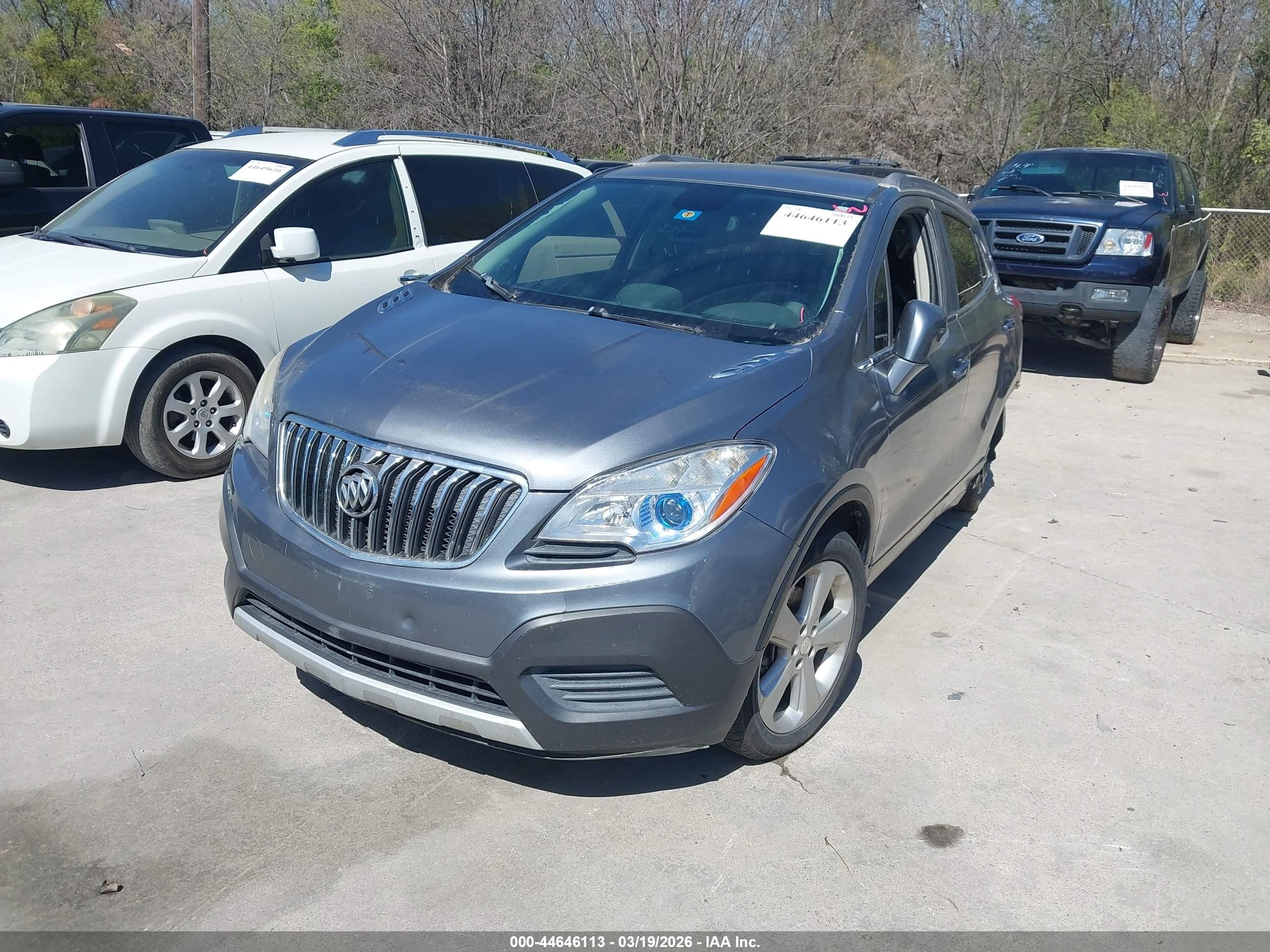 2015 Buick Encore   Gray vin: KL4CJESB0FB078176