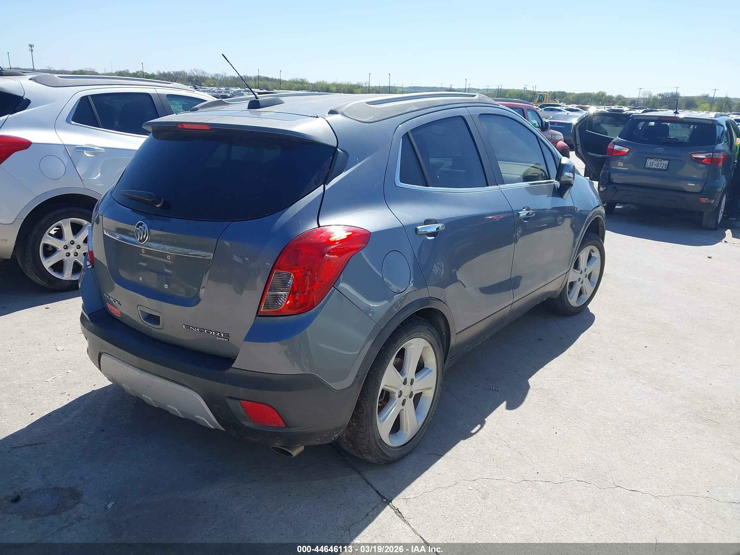 2015 Buick Encore   Gray vin: KL4CJESB0FB078176