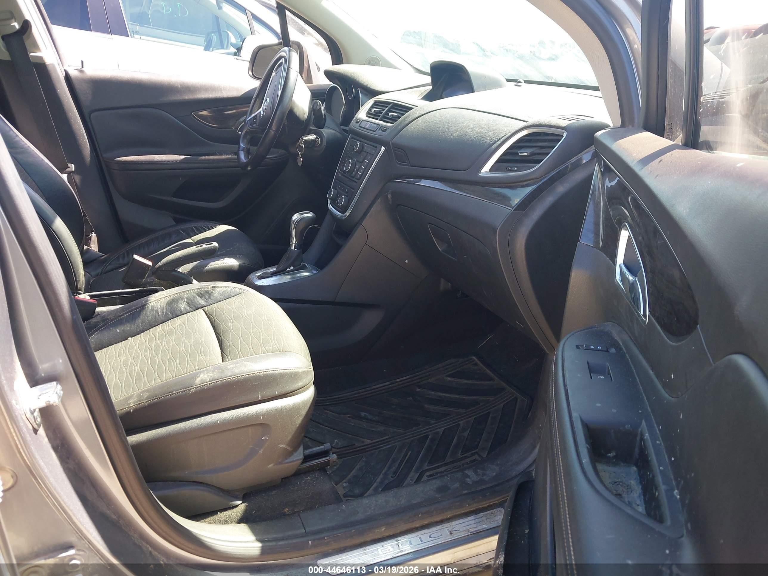 2015 Buick Encore   Gray vin: KL4CJESB0FB078176