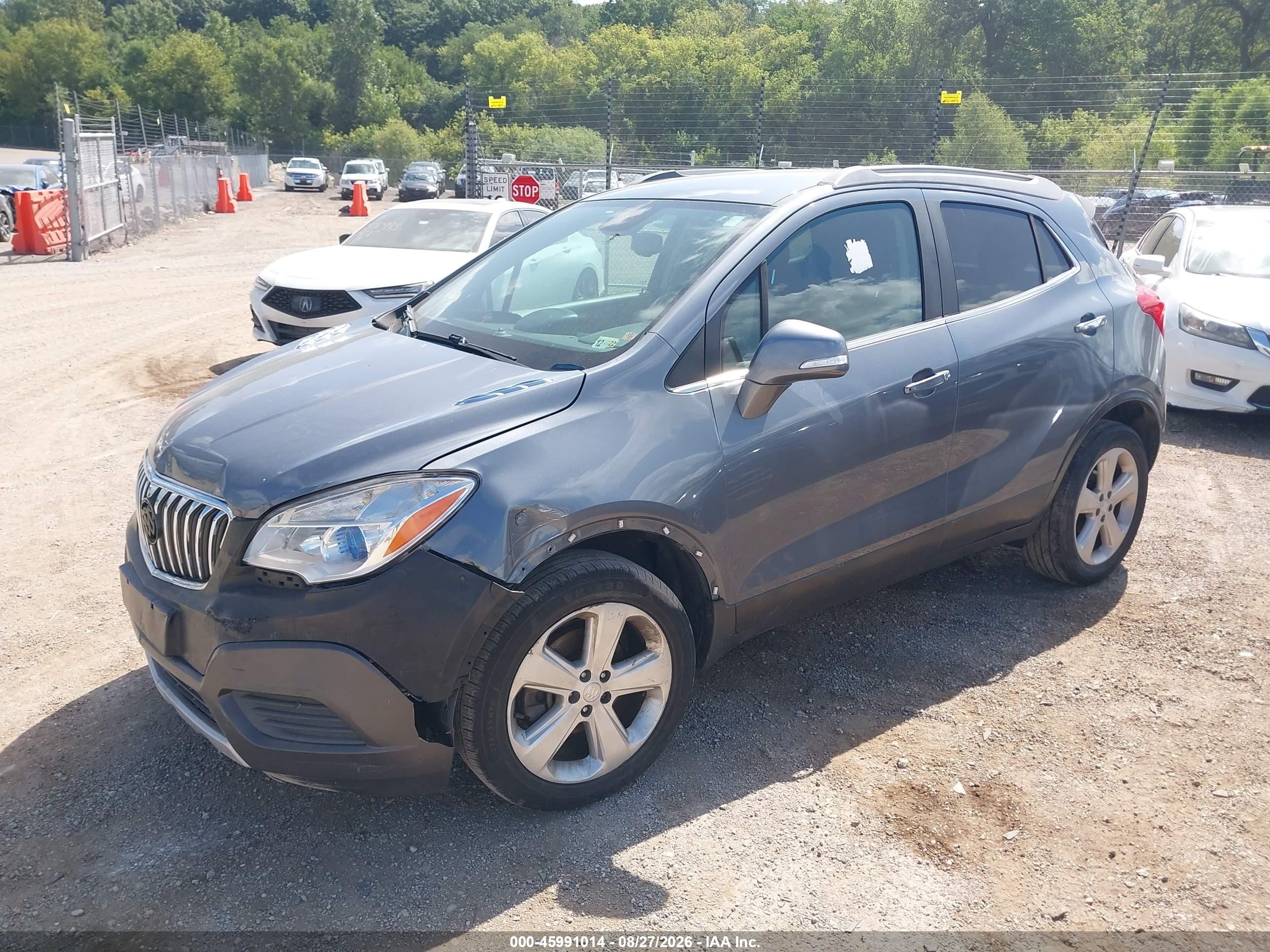 2015 Buick Encore   Gray vin: KL4CJESB0FB156570