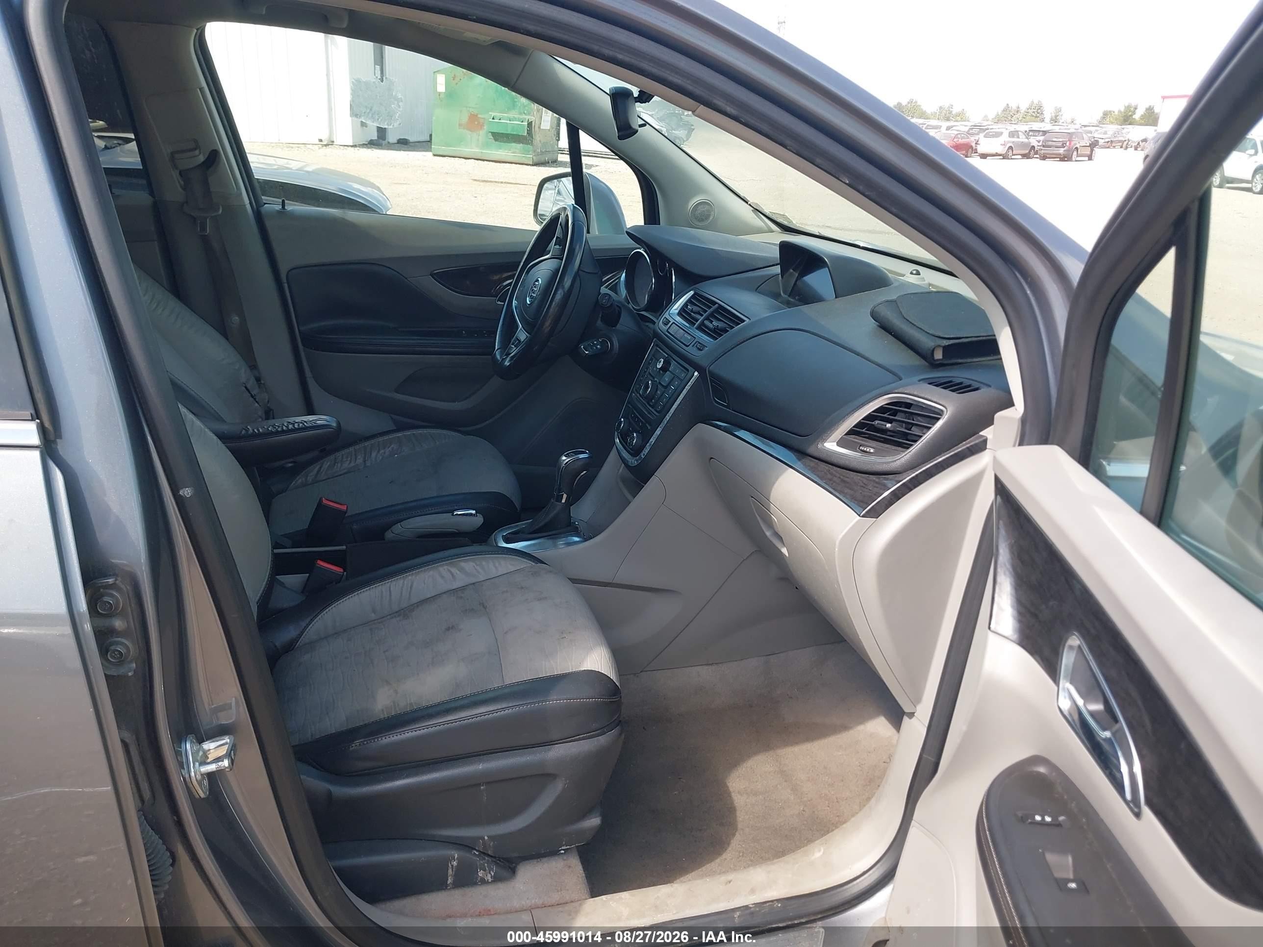 2015 Buick Encore   Gray vin: KL4CJESB0FB156570
