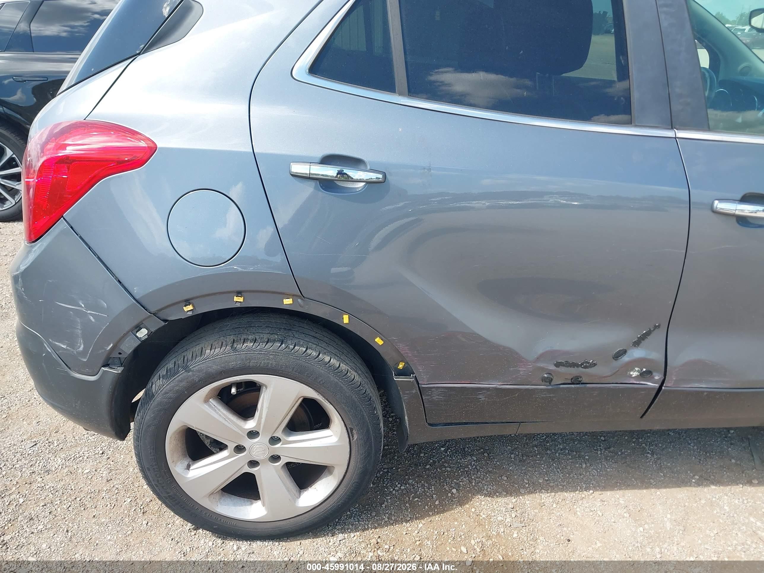 2015 Buick Encore   Gray vin: KL4CJESB0FB156570